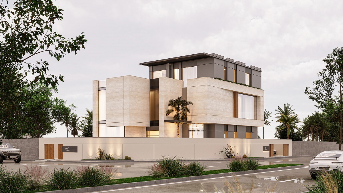 biệt thự hiện đại 3 tầng kiến trúc sang trọng