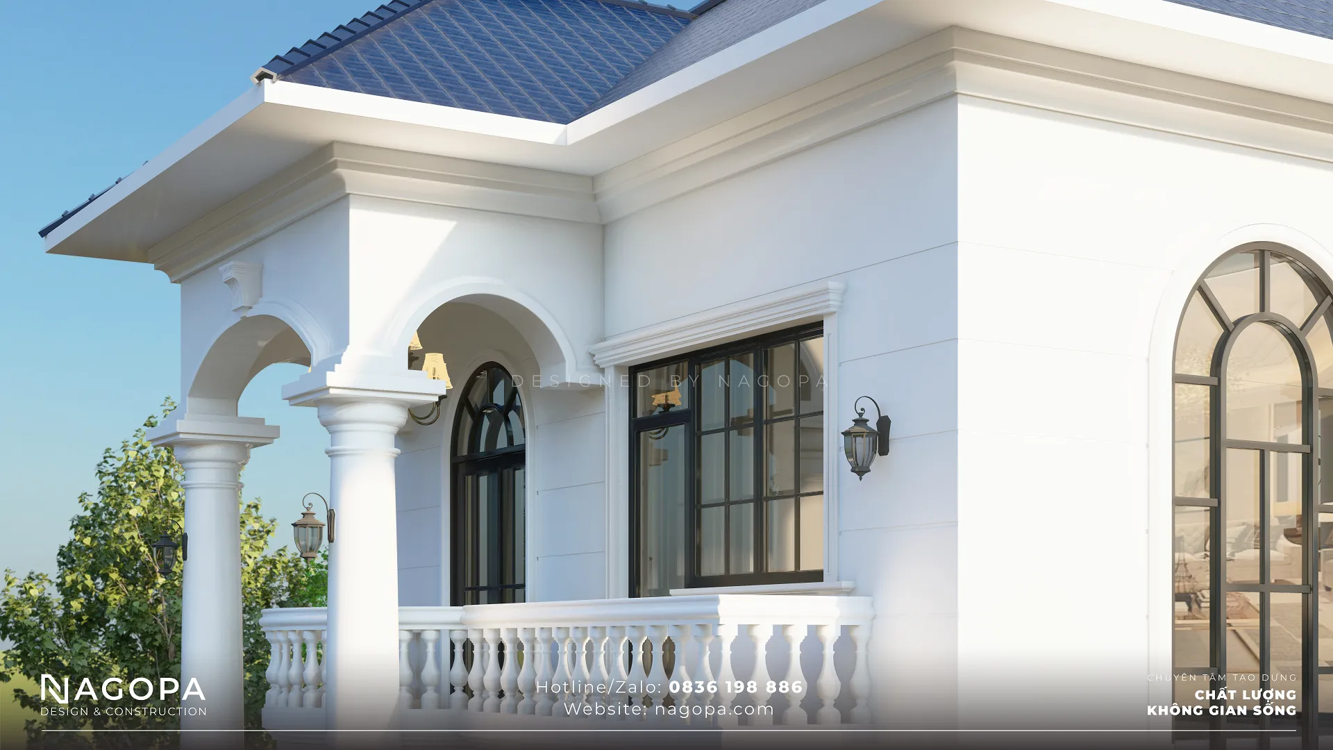 biệt thự ngang 8m dài 15m tại thuận an 7