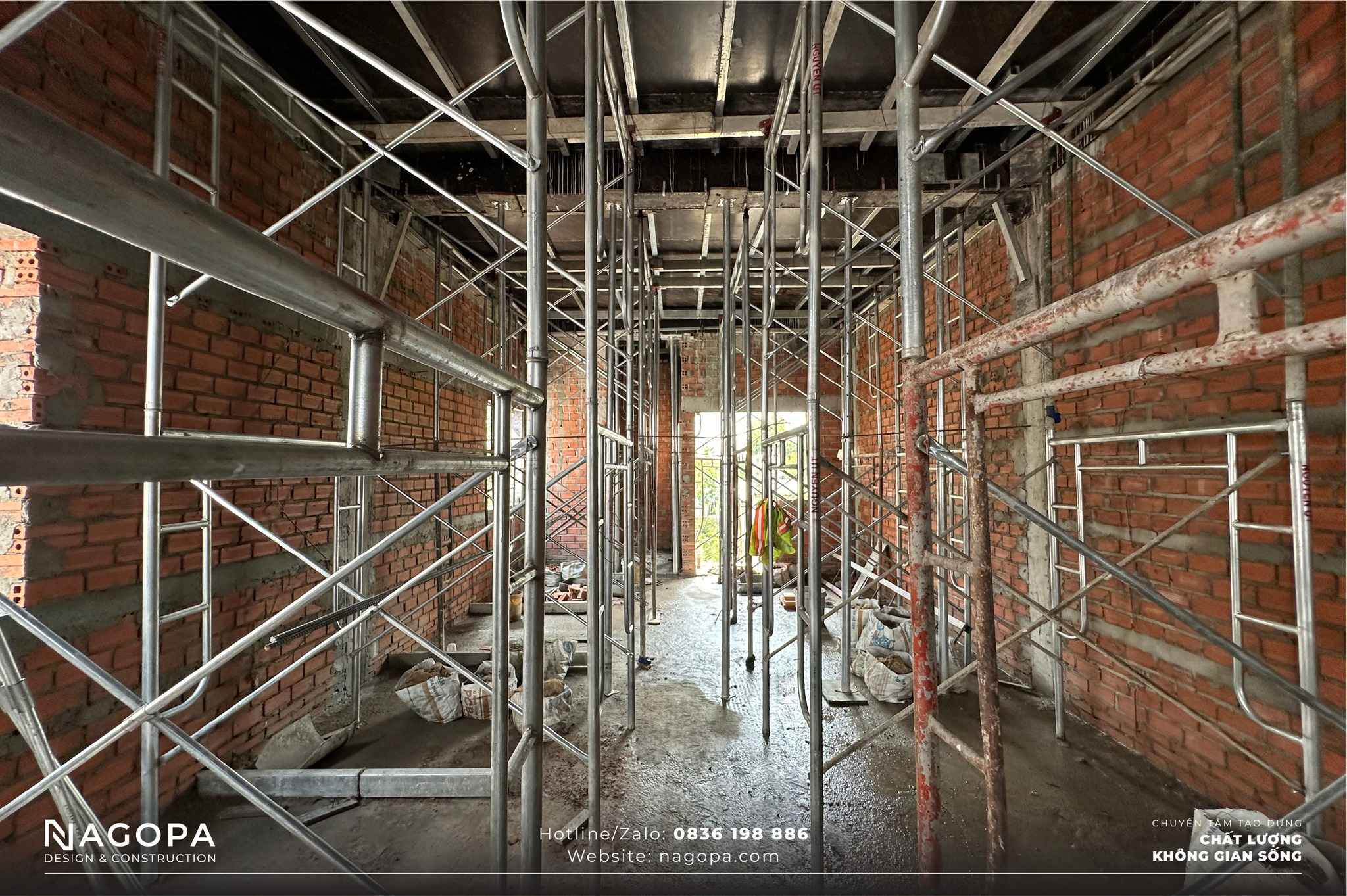 đóng coppha dầm sàn lầu 2 công trình anhs house thủ dầu một 1