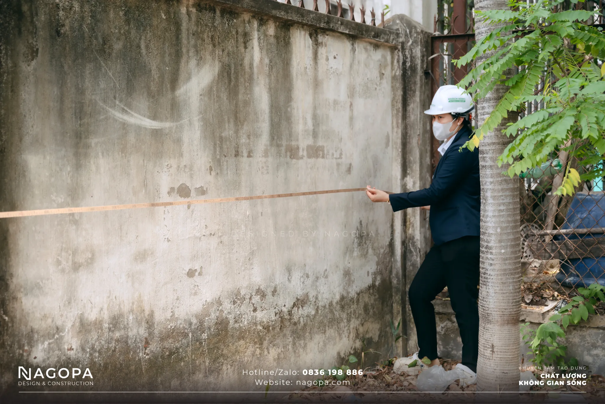 gia đình kiểm tra sơ bộ diện tích đất