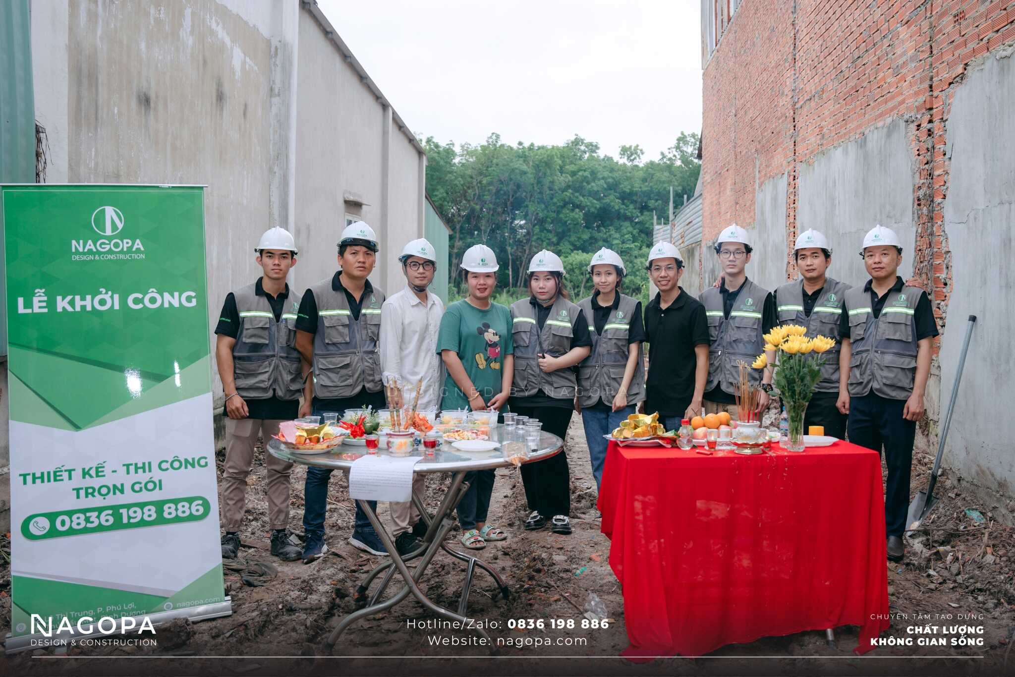 khởi công nhà gd anh long tại thới hòa bến cát