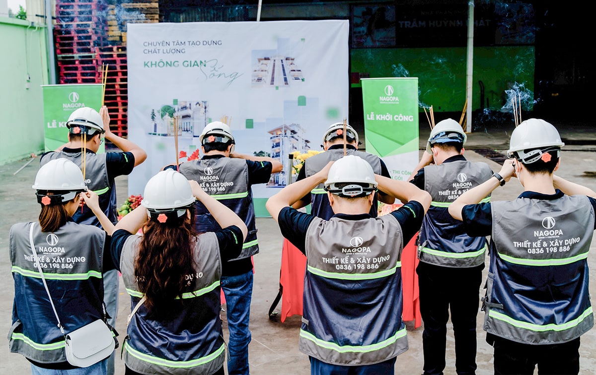 lễ khởi công nhà chú tuấn tại dầu tiếng bình dương 1