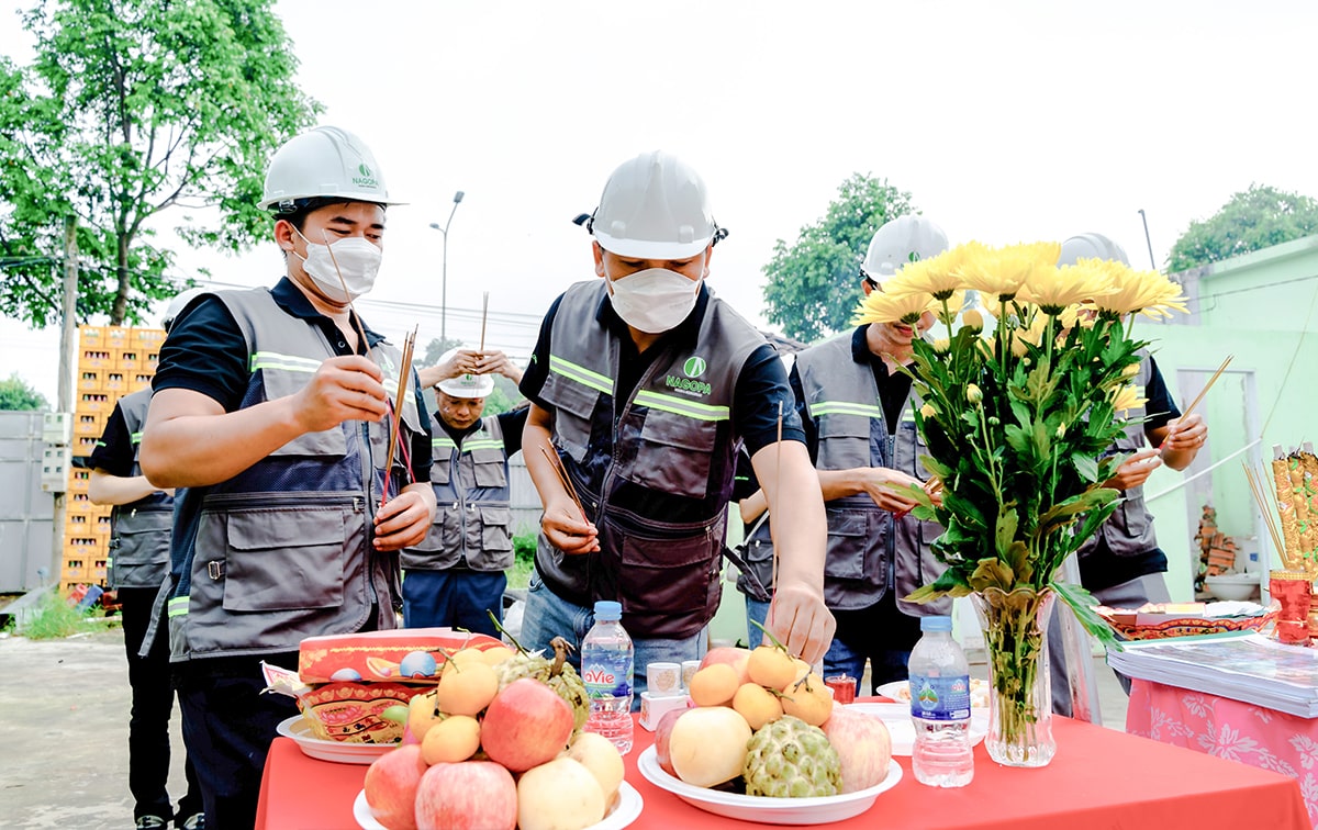 lễ khởi công nhà chú tuấn tại dầu tiếng bình dương 4