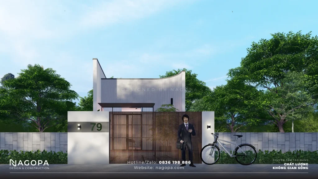 nhà cấp 3 5x25m có 2 phòng ngủ 1