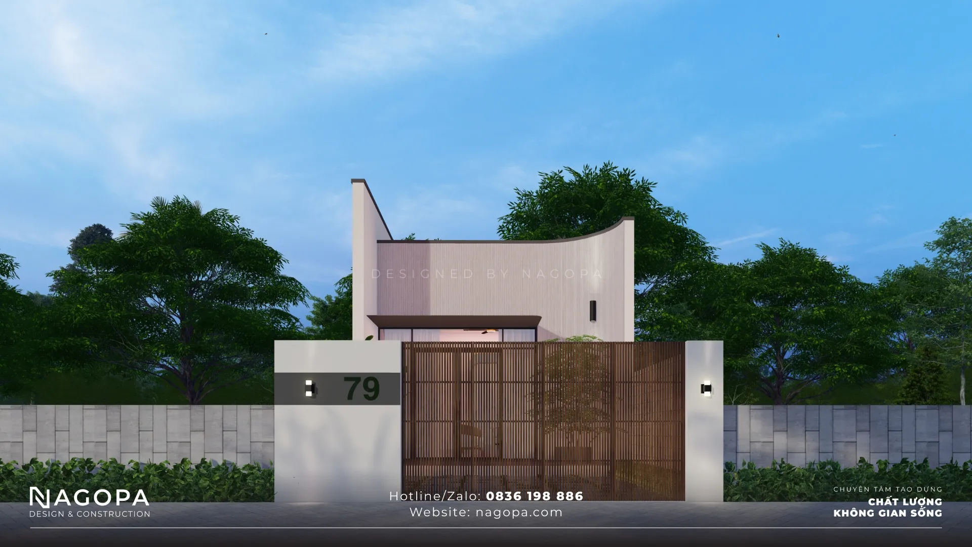nhà cấp 3 5x25m có 2 phòng ngủ 3