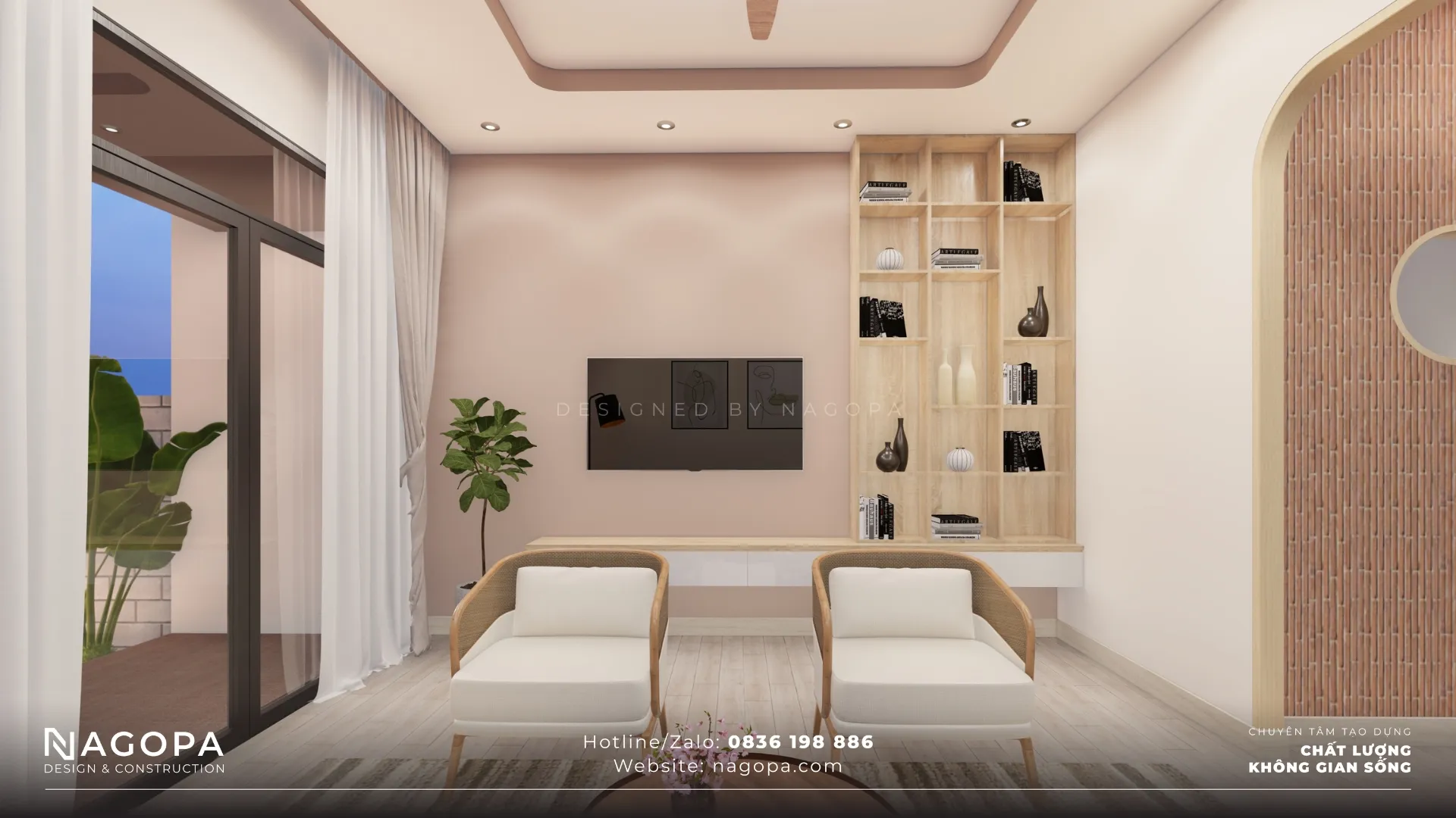 nhà cấp 3 5x25m có 2 phòng ngủ 7