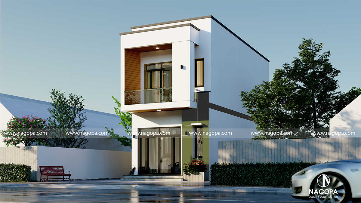 nhà phố 2 tầng 5x12m hiện đại 1