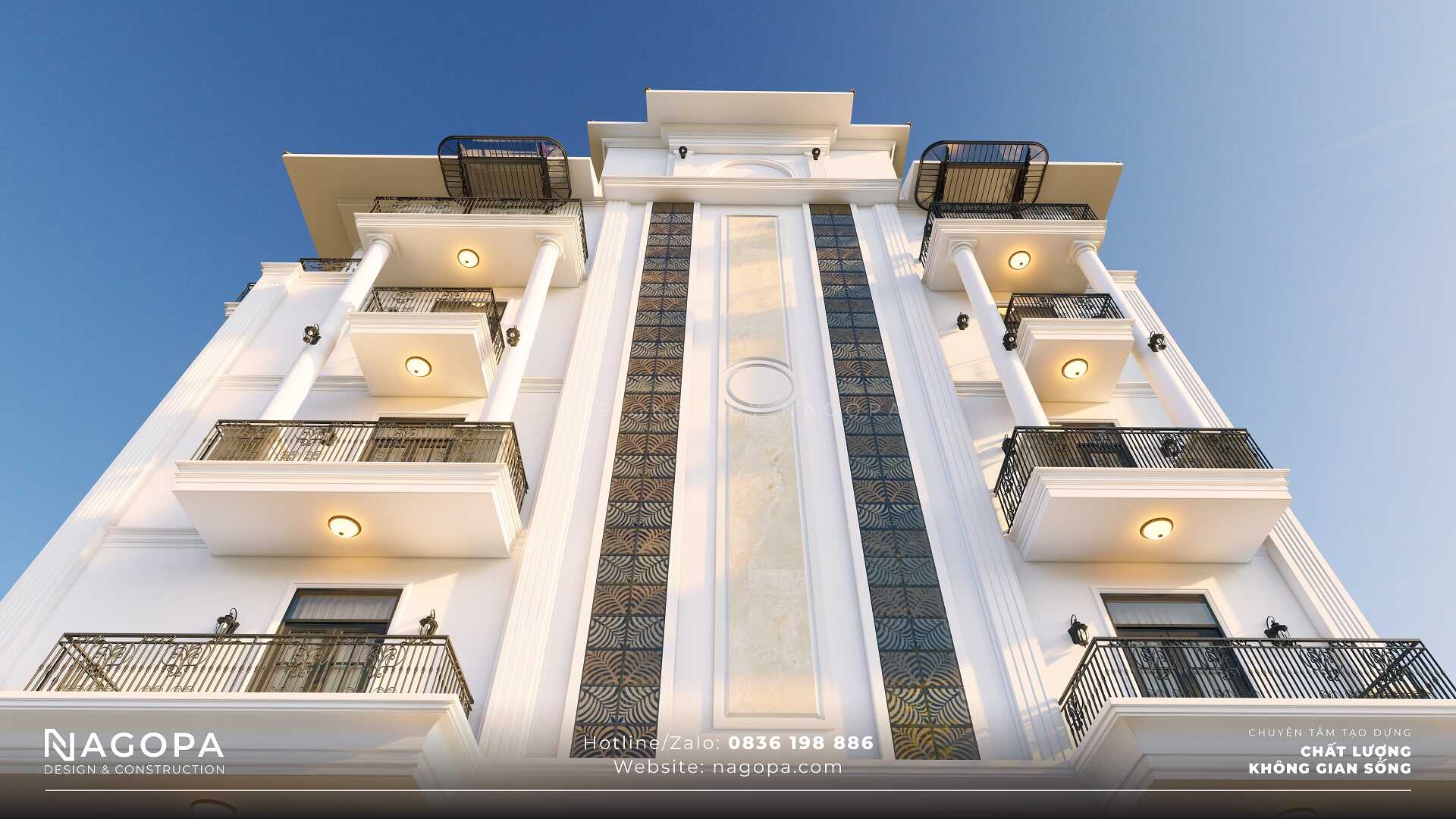 Nhà phố 6 tầng tân cổ điển tại Dầu Tiếng 1