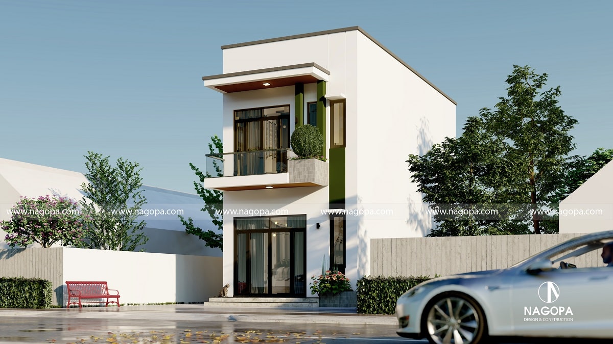 nhà phố hiện đại 2 tầng diện tích 60m2 gđ anh tâm 1