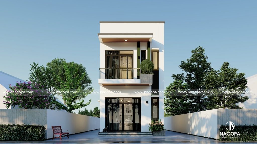 nhà phố hiện đại 2 tầng diện tích 60m2 gđ anh tâm