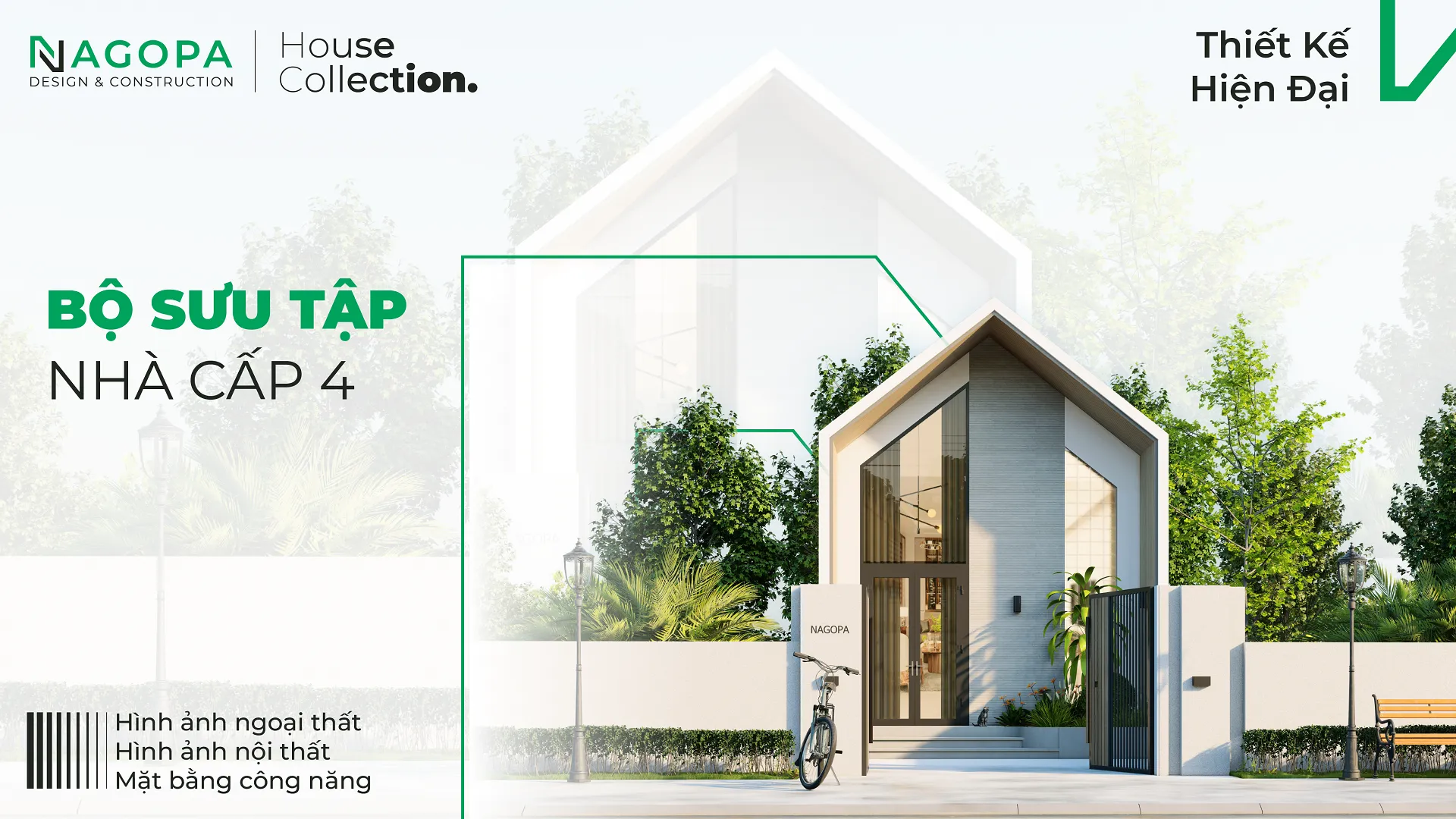 những dự án nhà cấp 4 hiện đại đẹp nagopa