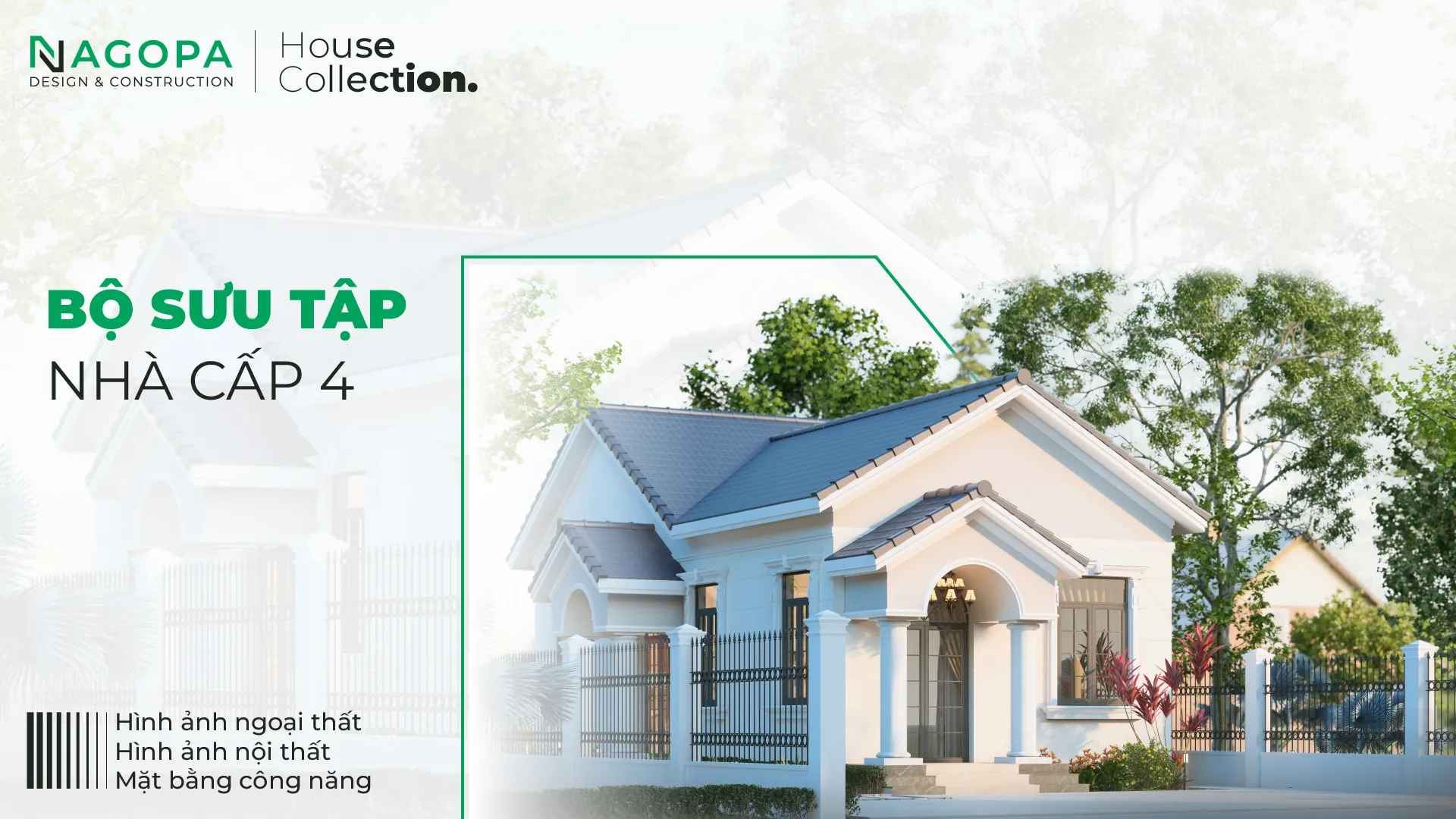 100+ Mẫu Nhà Cấp 4 Đẹp: Hiện Đại - Tiện Nghi - Đáng Sống