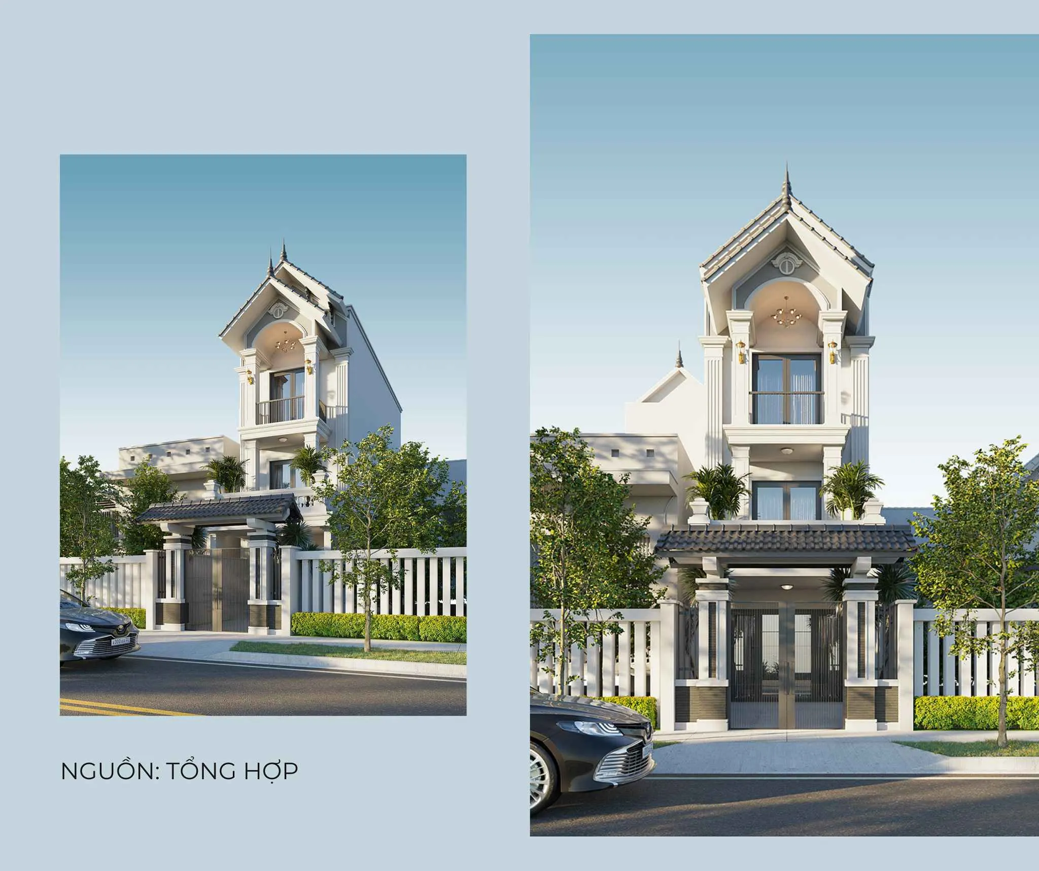 nhà ống 3 tầng mặt tiền 5m mái thái