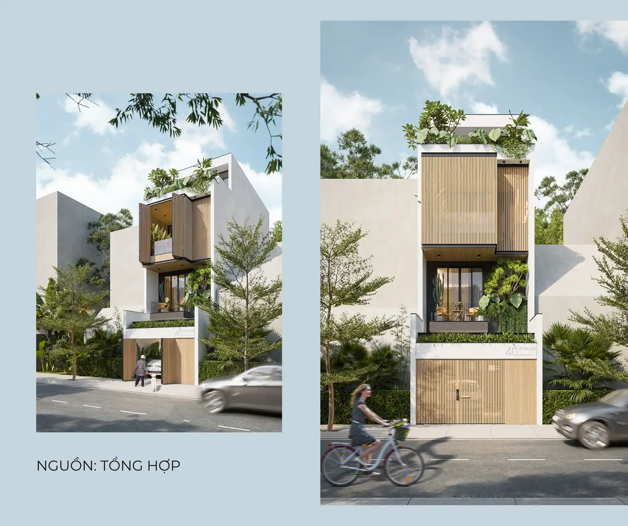 nhà ống 3 tầng mặt tiền 5x15m