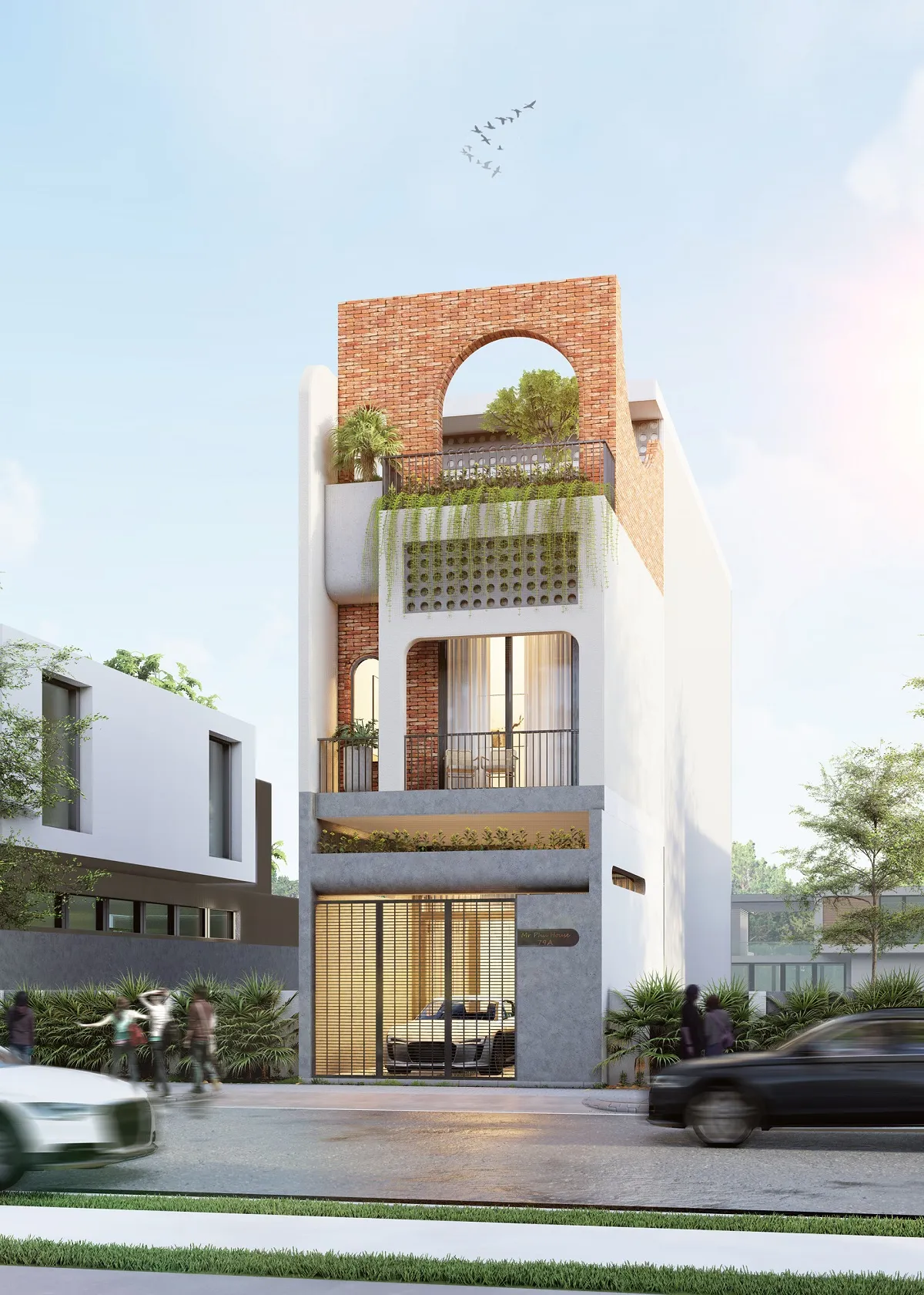 nhà ống 3 tầng mặt tiền 5x17m 1