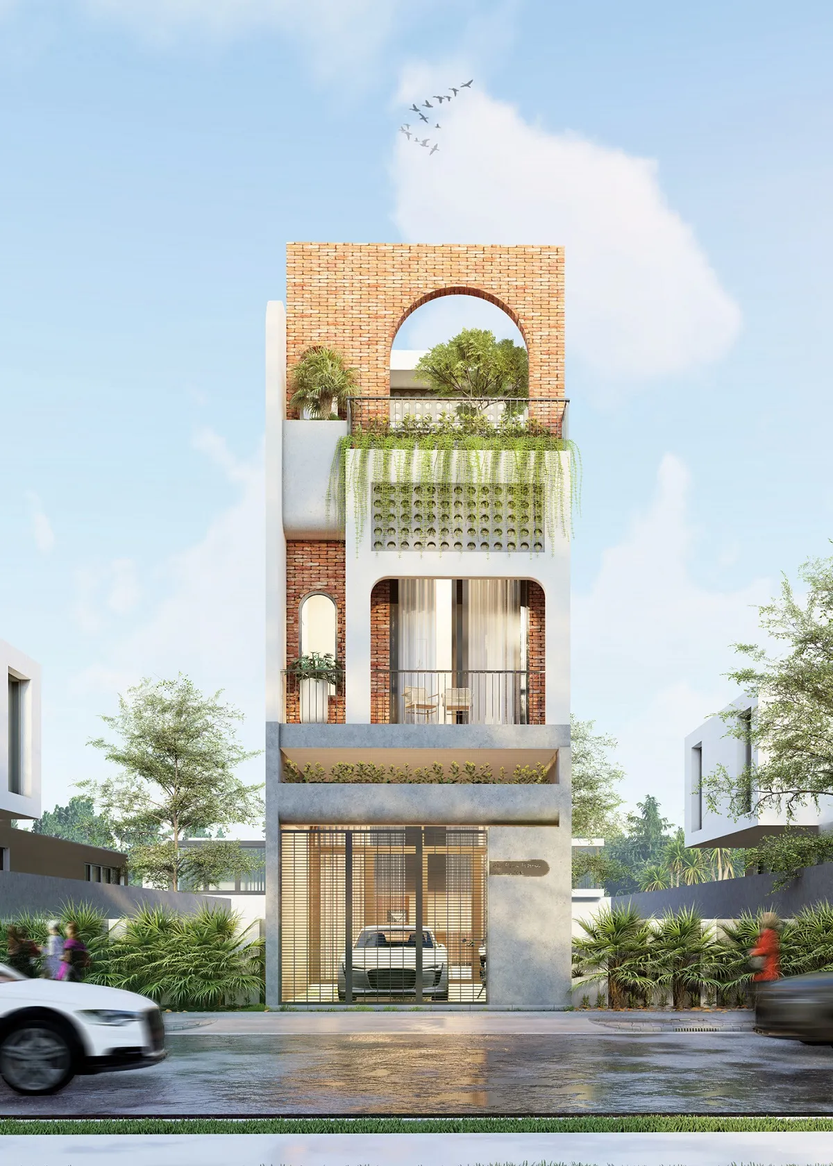 nhà ống 3 tầng mặt tiền 5x17m 1