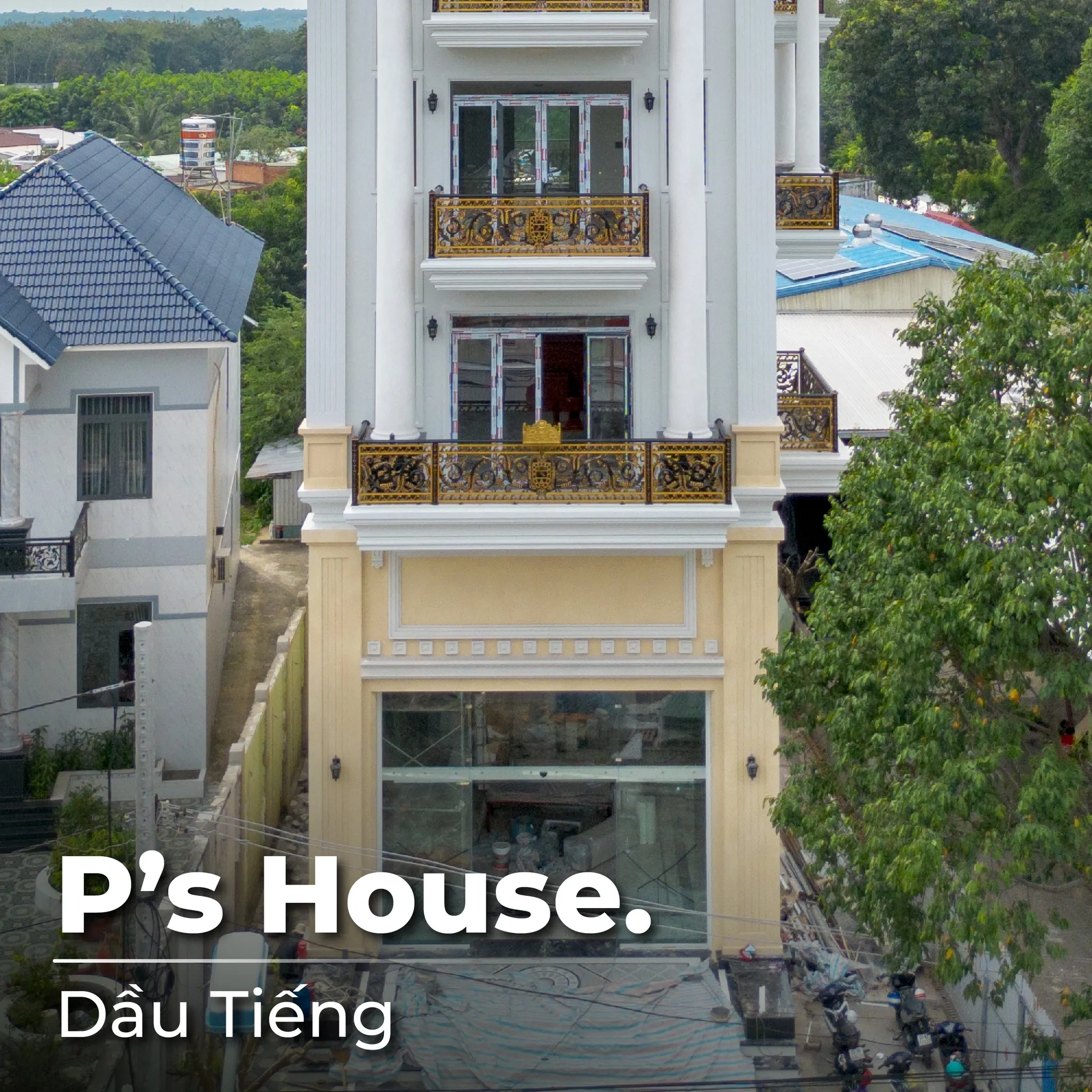 ps house dầu tiếng qua góc chụp flycam 1