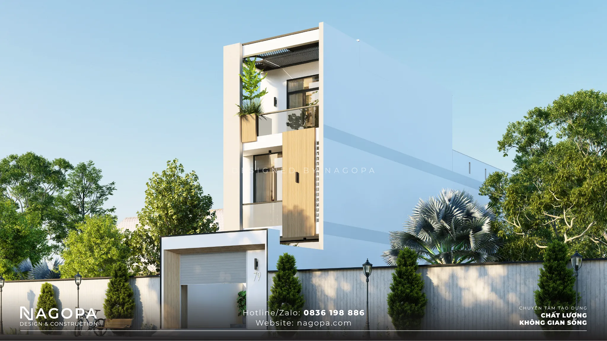 sang's house nhà ống 3 tầng 5x18m hiện đại go2432