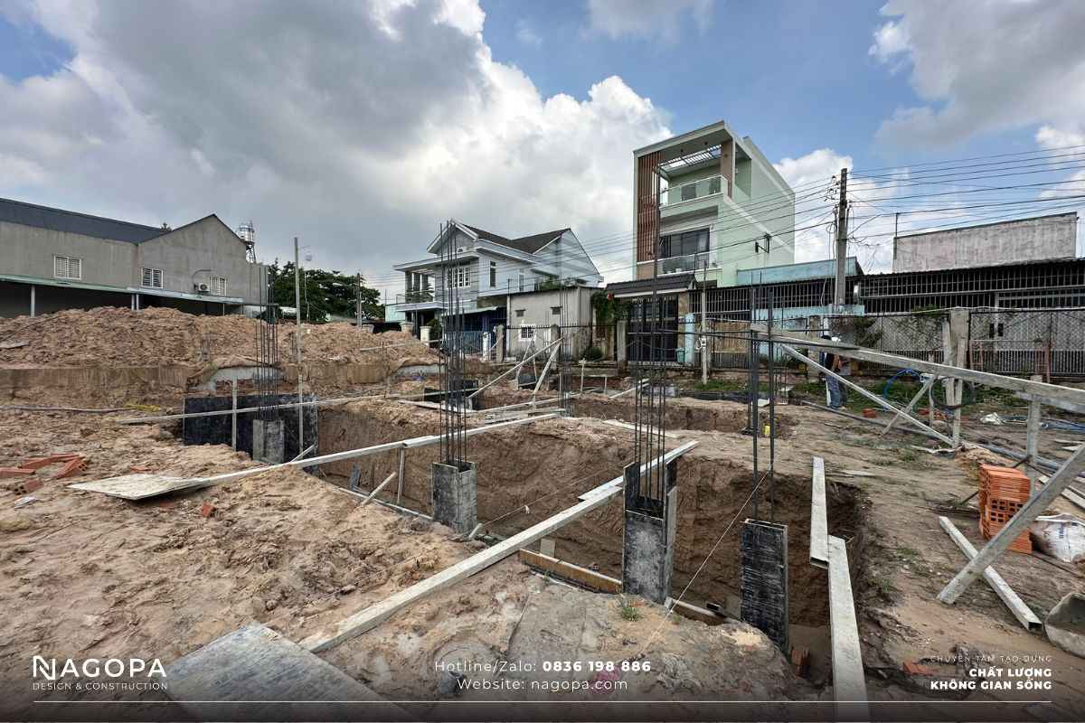lắp dựng cốt thép móng nghias house thủ dầu một 1