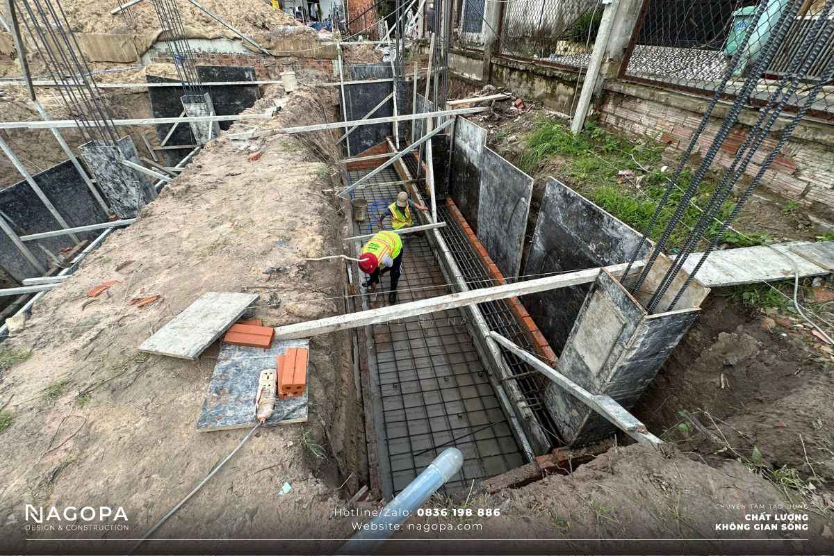 lắp dựng cốt thép móng nghias house thủ dầu một 2