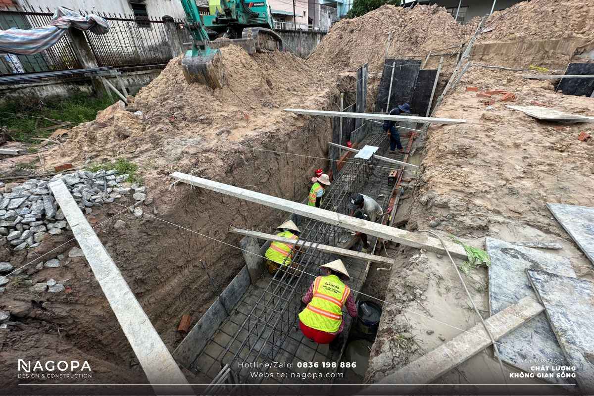 thi công móng nghias house thủ dầu một 1