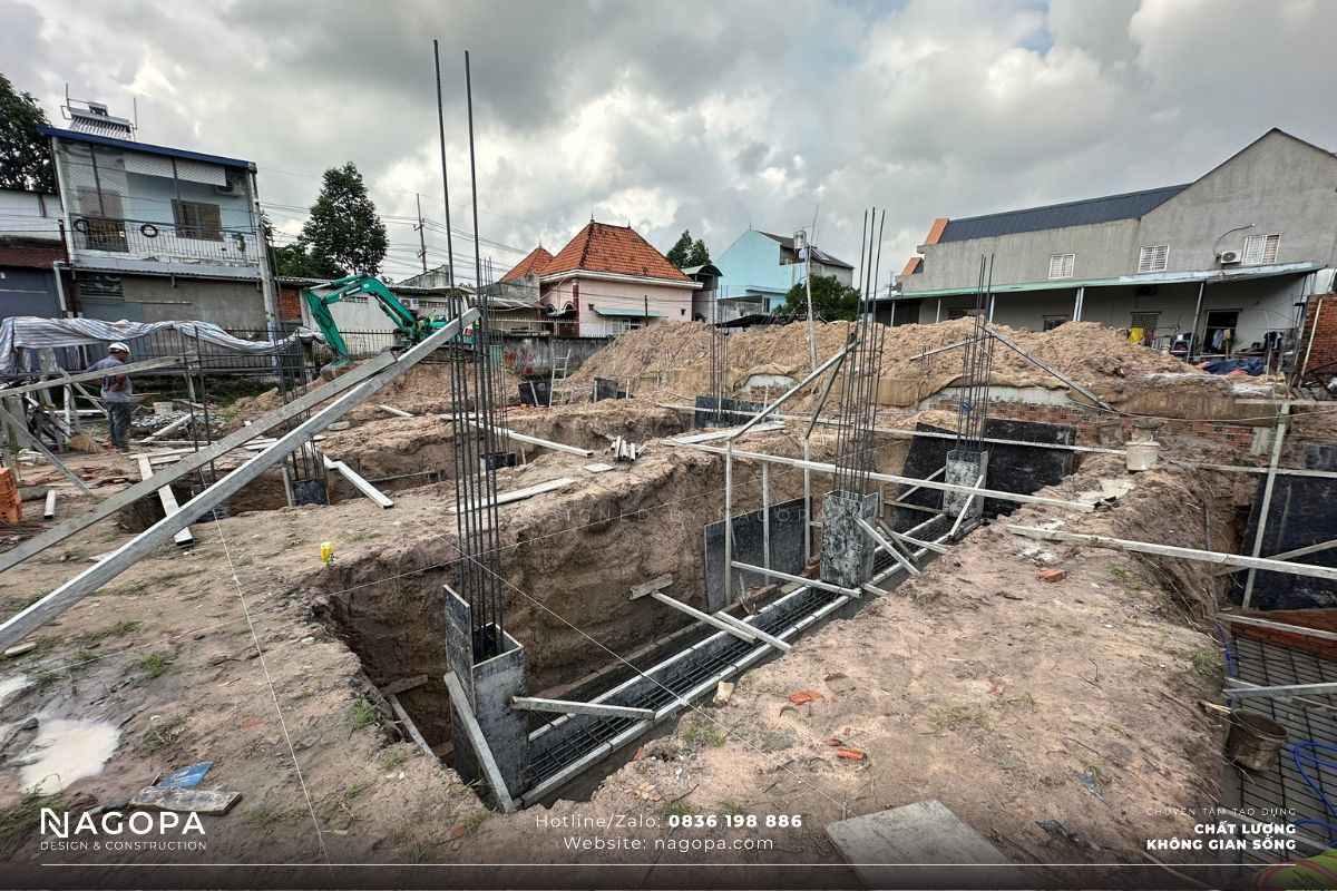 thi công móng nghias house thủ dầu một