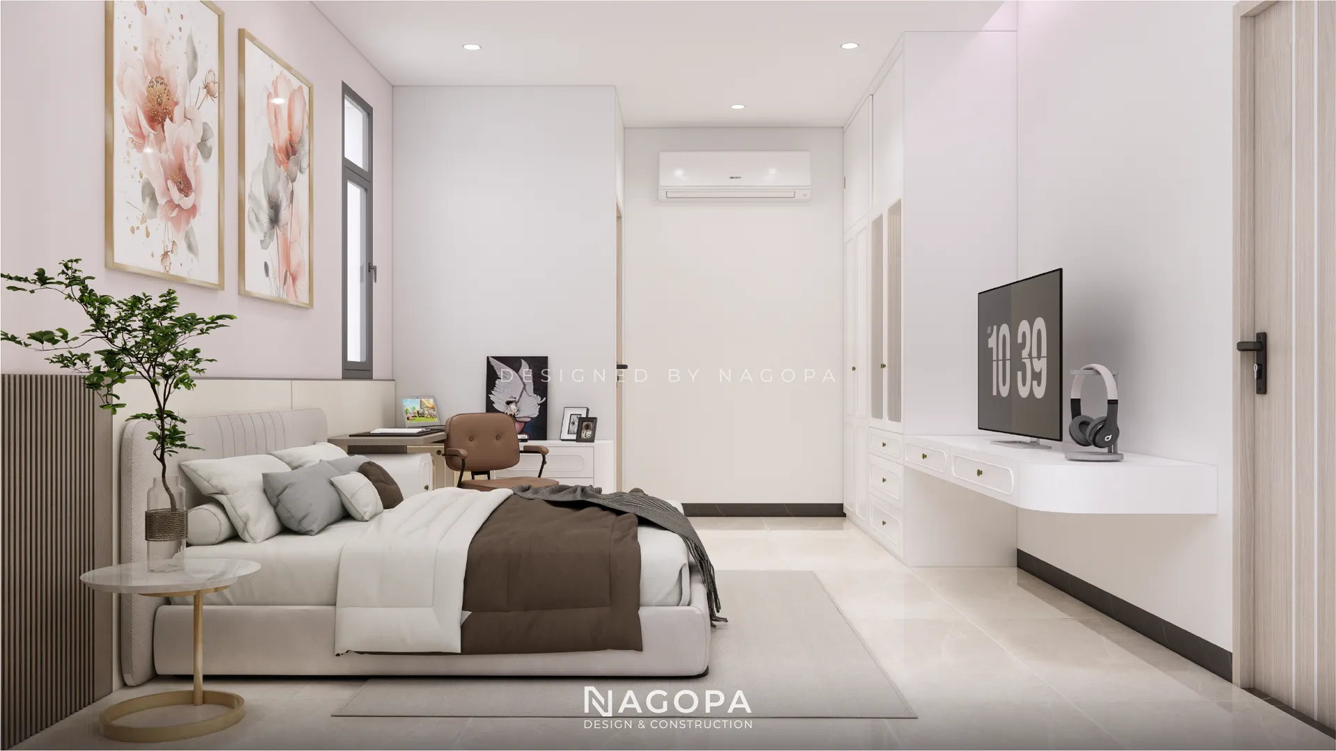 thiết kế nội thất phòng ngủ duyens house thủ dầu một 11