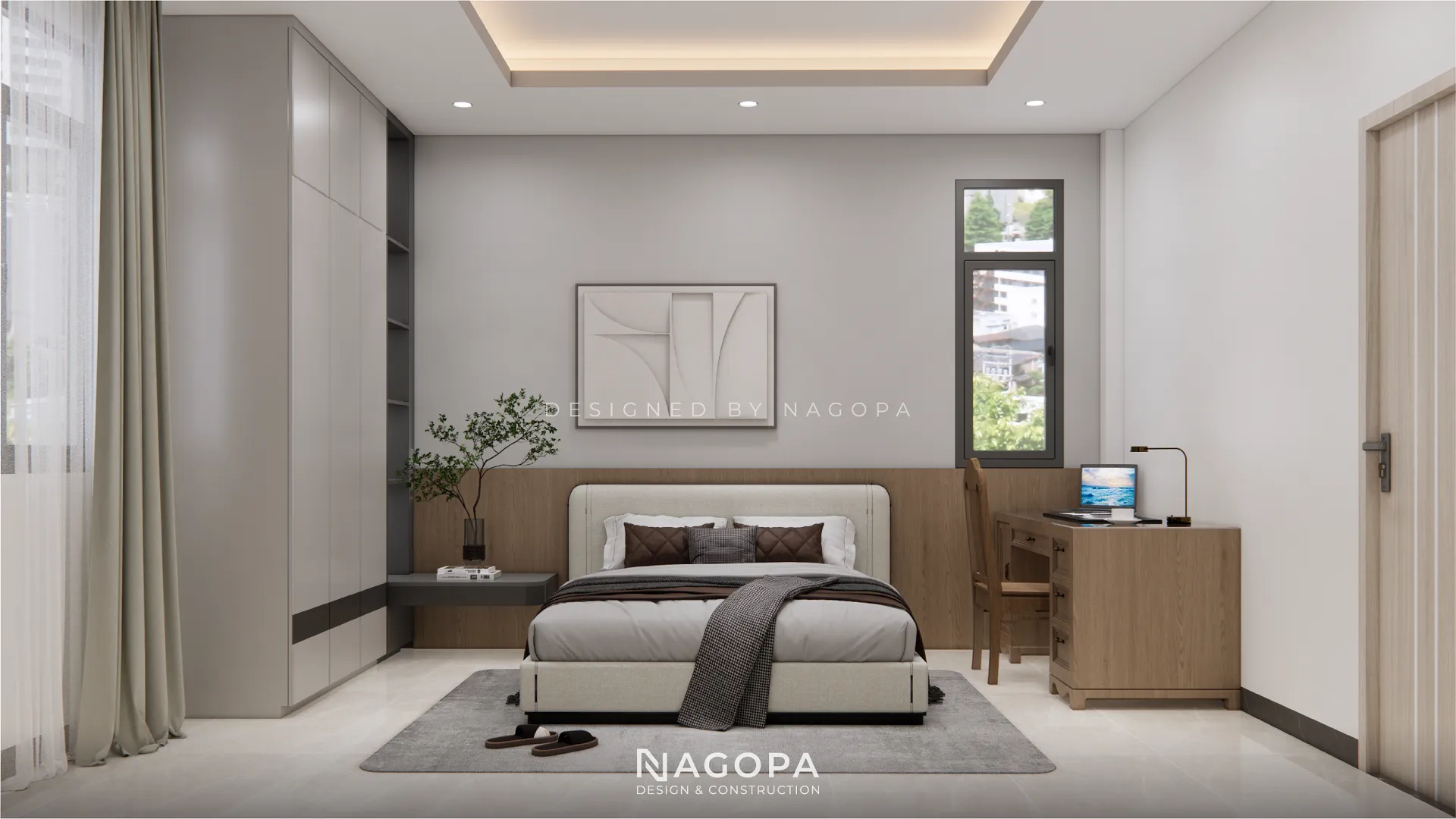 thiết kế nội thất phòng ngủ duyens house thủ dầu một 5