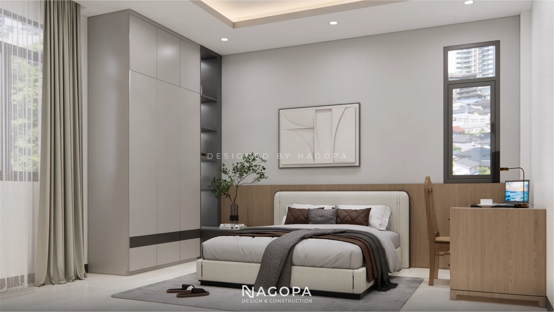 thiết kế nội thất phòng ngủ duyens house thủ dầu một 6