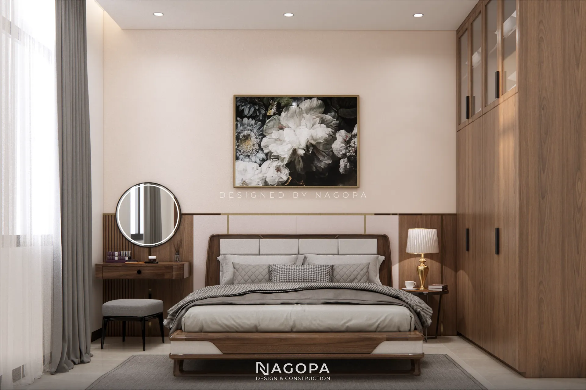 thiết kế nội thất phòng ngủ duyens house thủ dầu một 9