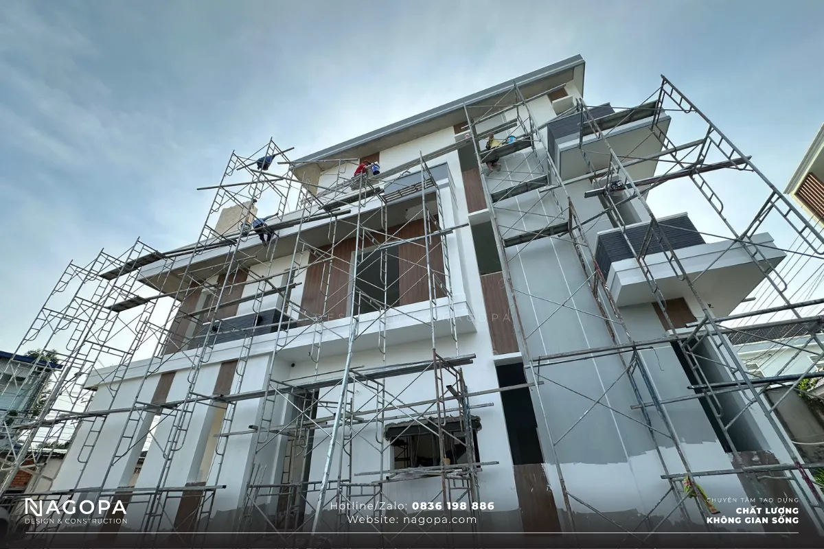 tiến độ sơn nước nghias house thủ dầu một go2434