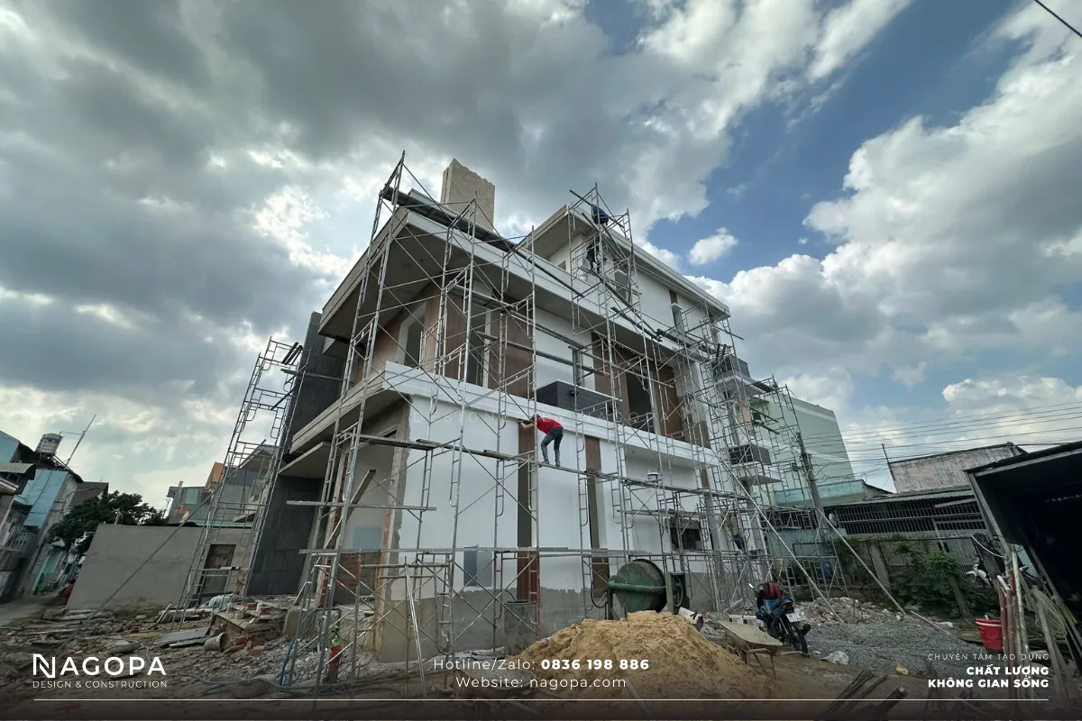 tiến độ sơn nước nghias house thủ dầu một go2434
