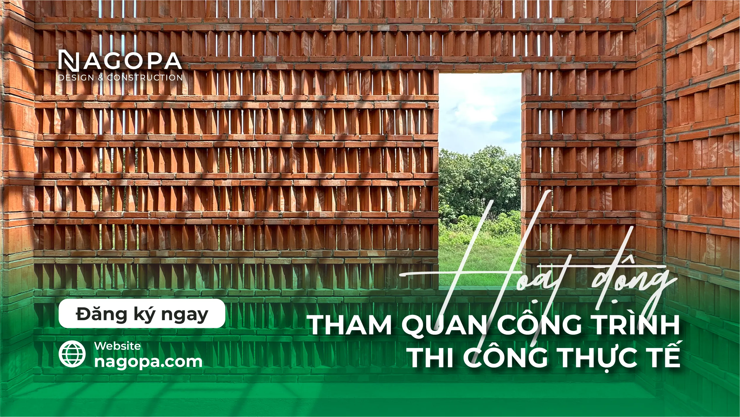 hoạt động tham quan thực tế công trình tại nagopa thi công