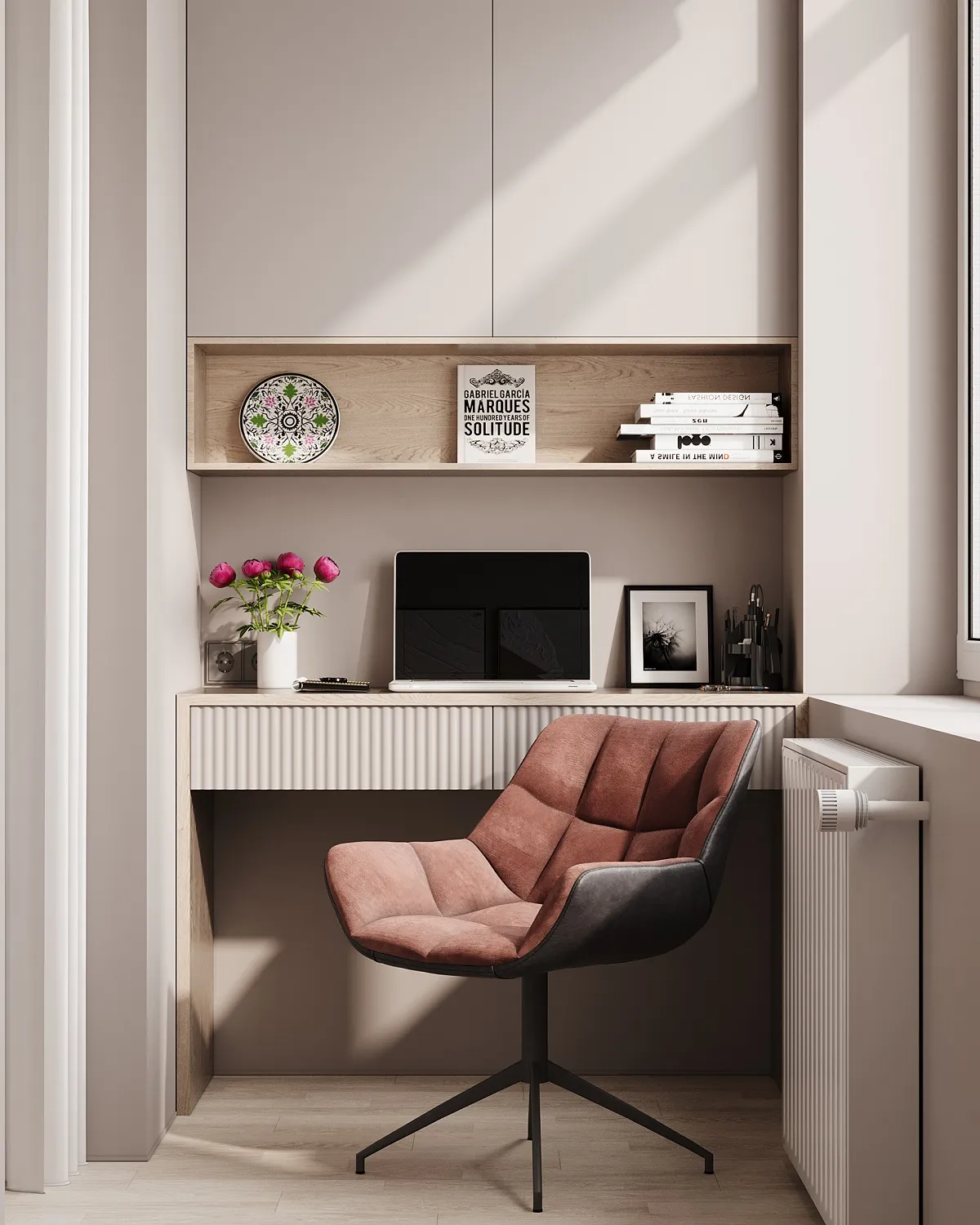 không gian lô gia làm việc