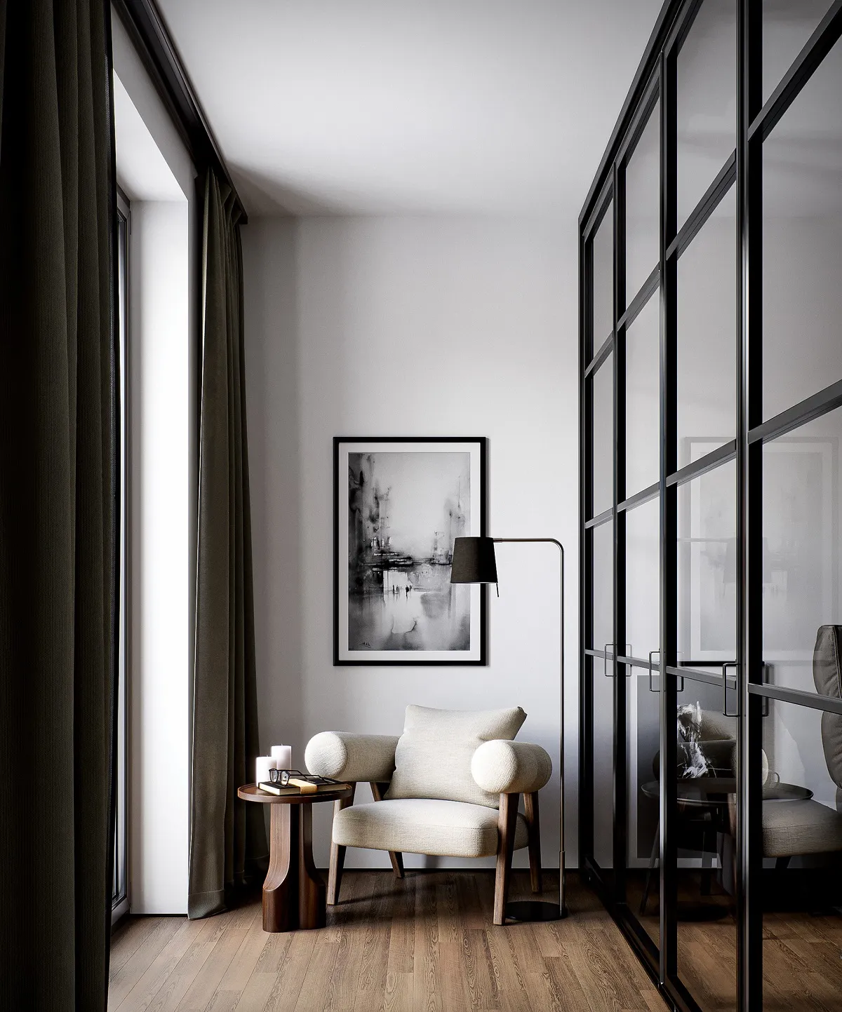 không gian lô gia tiện nghi