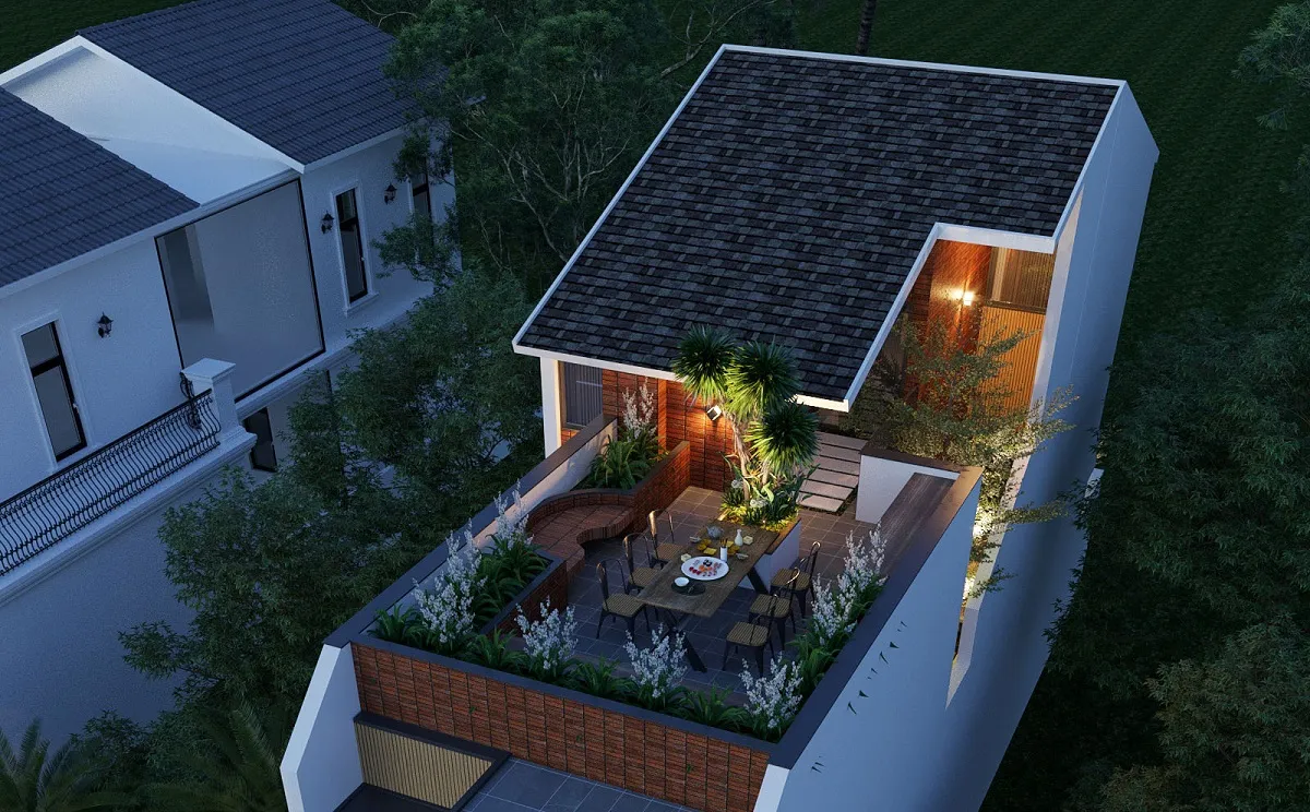 tạo không gian giải trí ở sân thượng