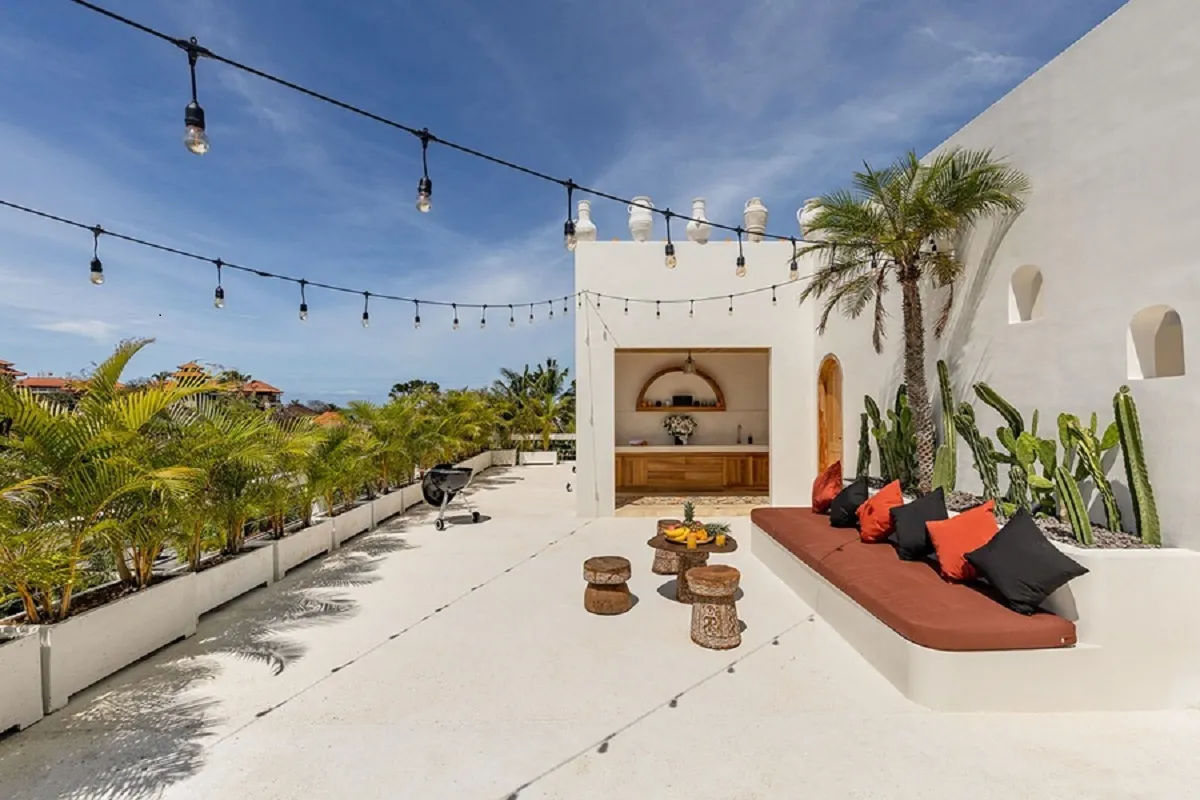 thiết kế sân thượng đẹp phong cách boho