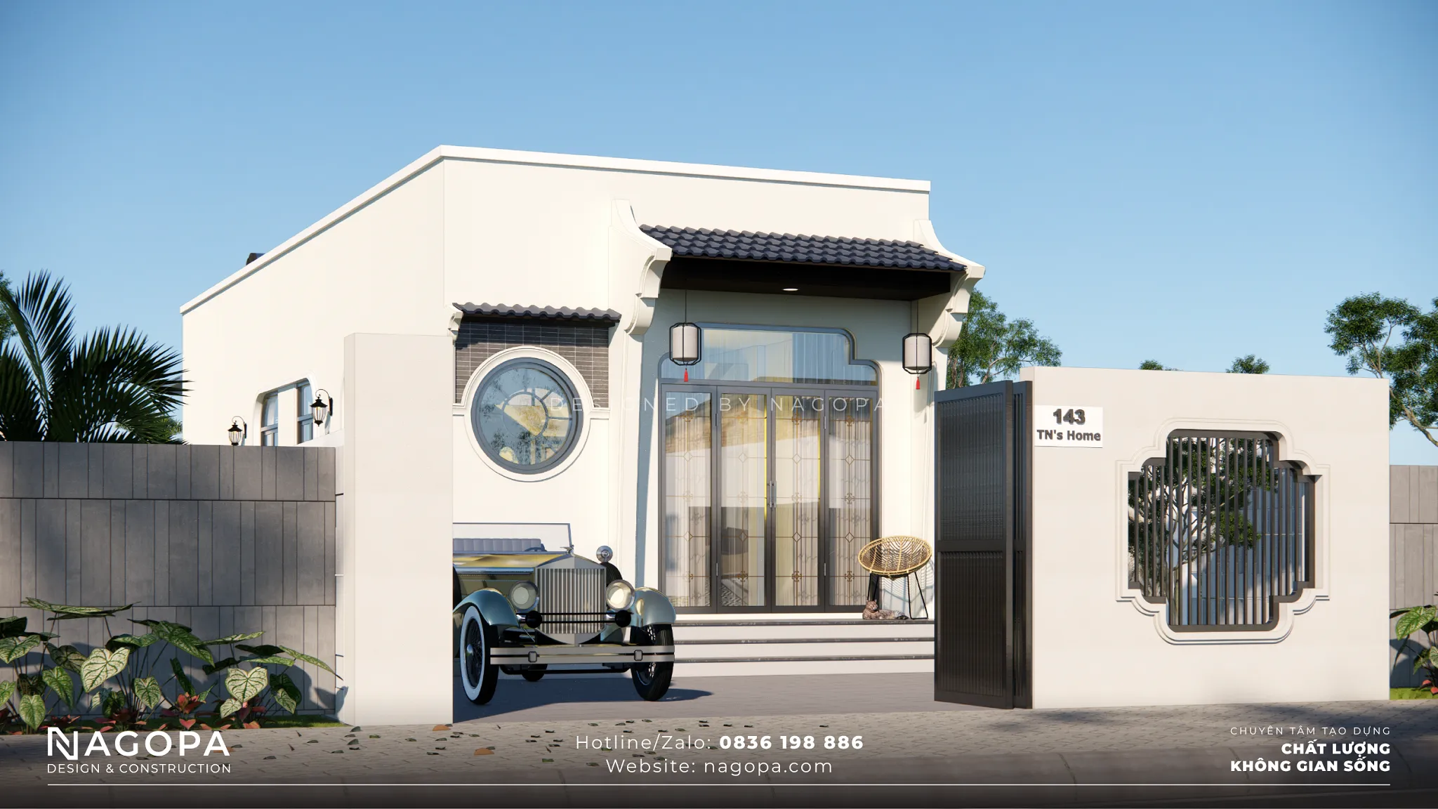 Truong's House - Nhà cấp 4 kiến trúc Indochine | GO2438 3