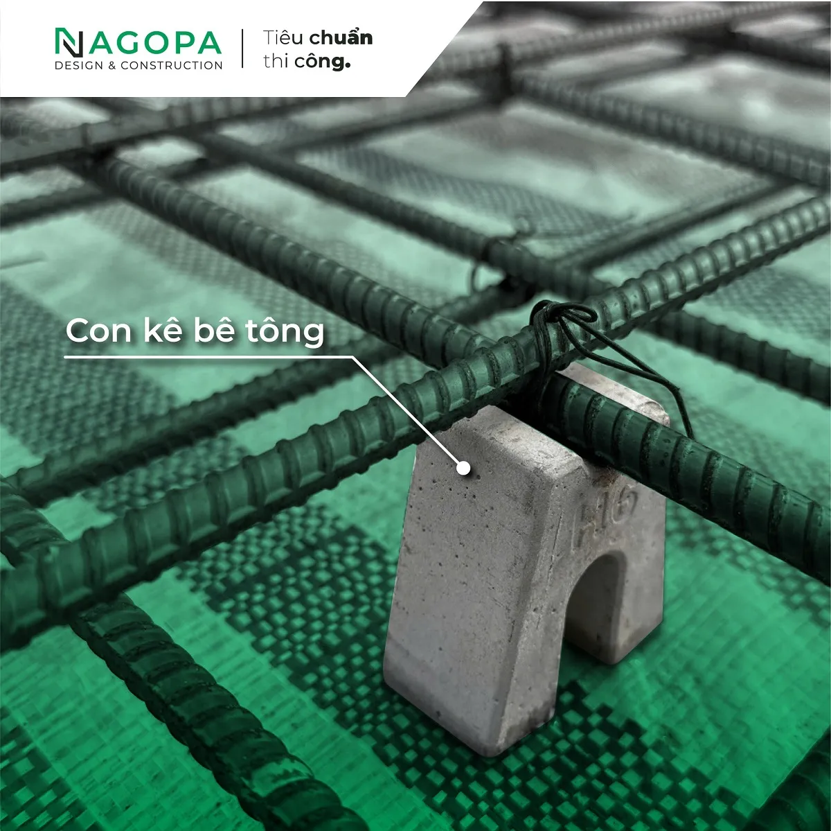 công ty nagopa ứng dụng con kê bê tông vào công trình 3