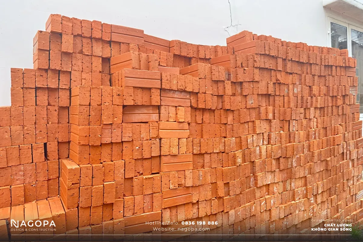 tập kết gạch xây tại nghĩa house thủ dầu một 1