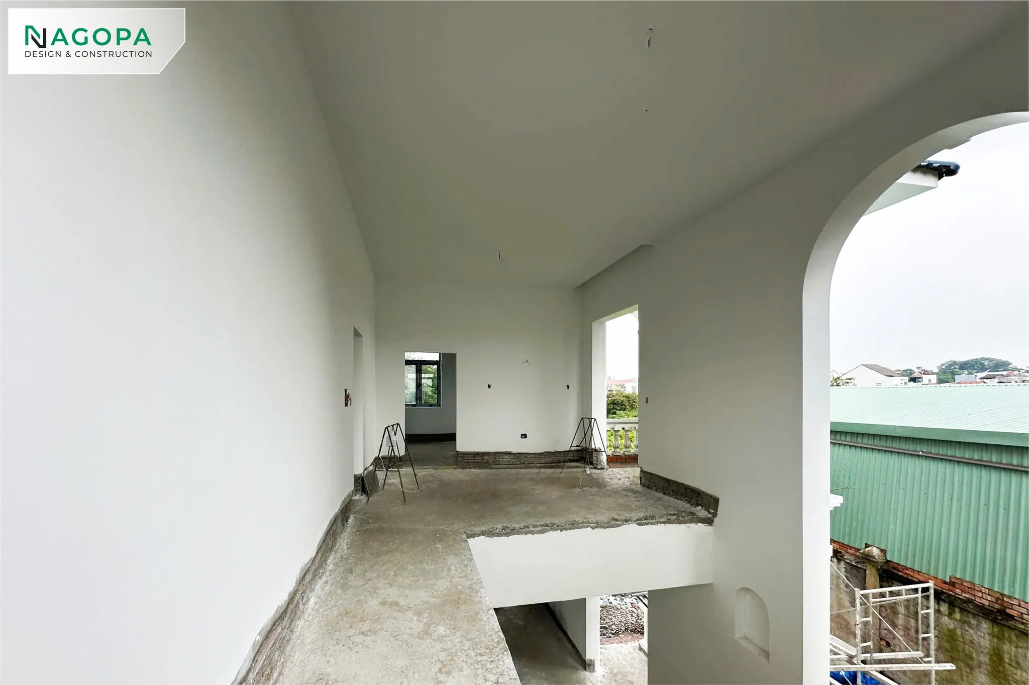 tiến độ hoàn thiện cuongs house tại thuận an tháng 10 2024 1