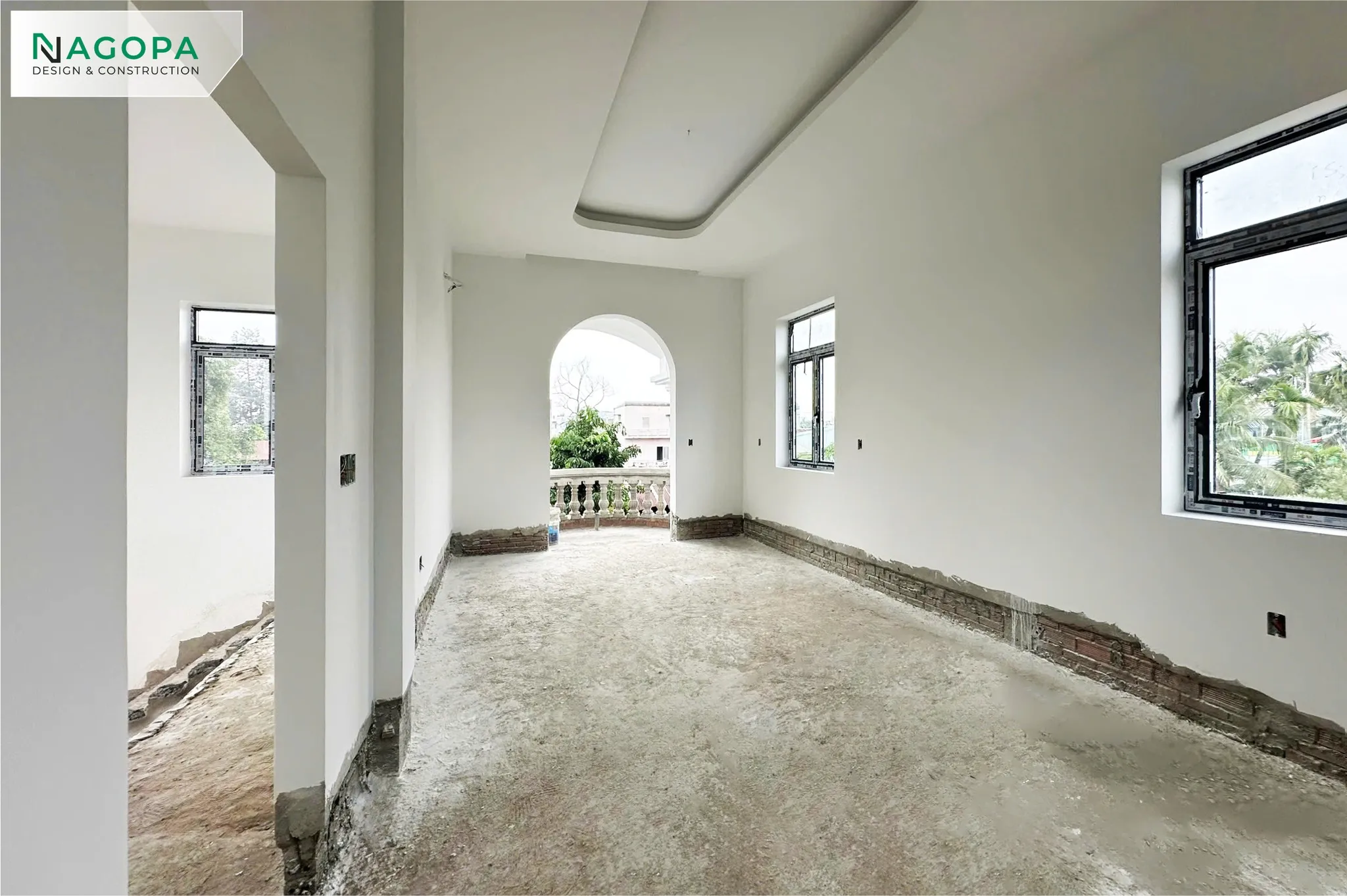 tiến độ hoàn thiện cuongs house tại thuận an tháng 10 2024 3