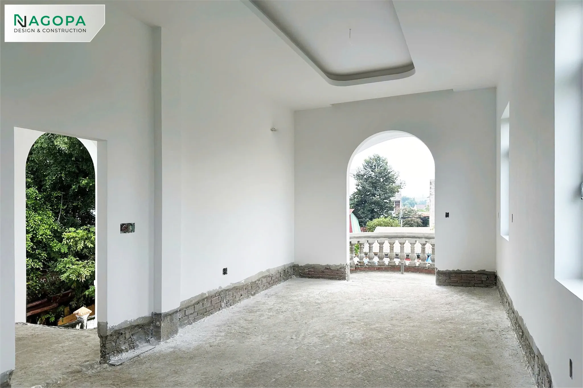 tiến độ hoàn thiện cuongs house tại thuận an tháng 10 2024