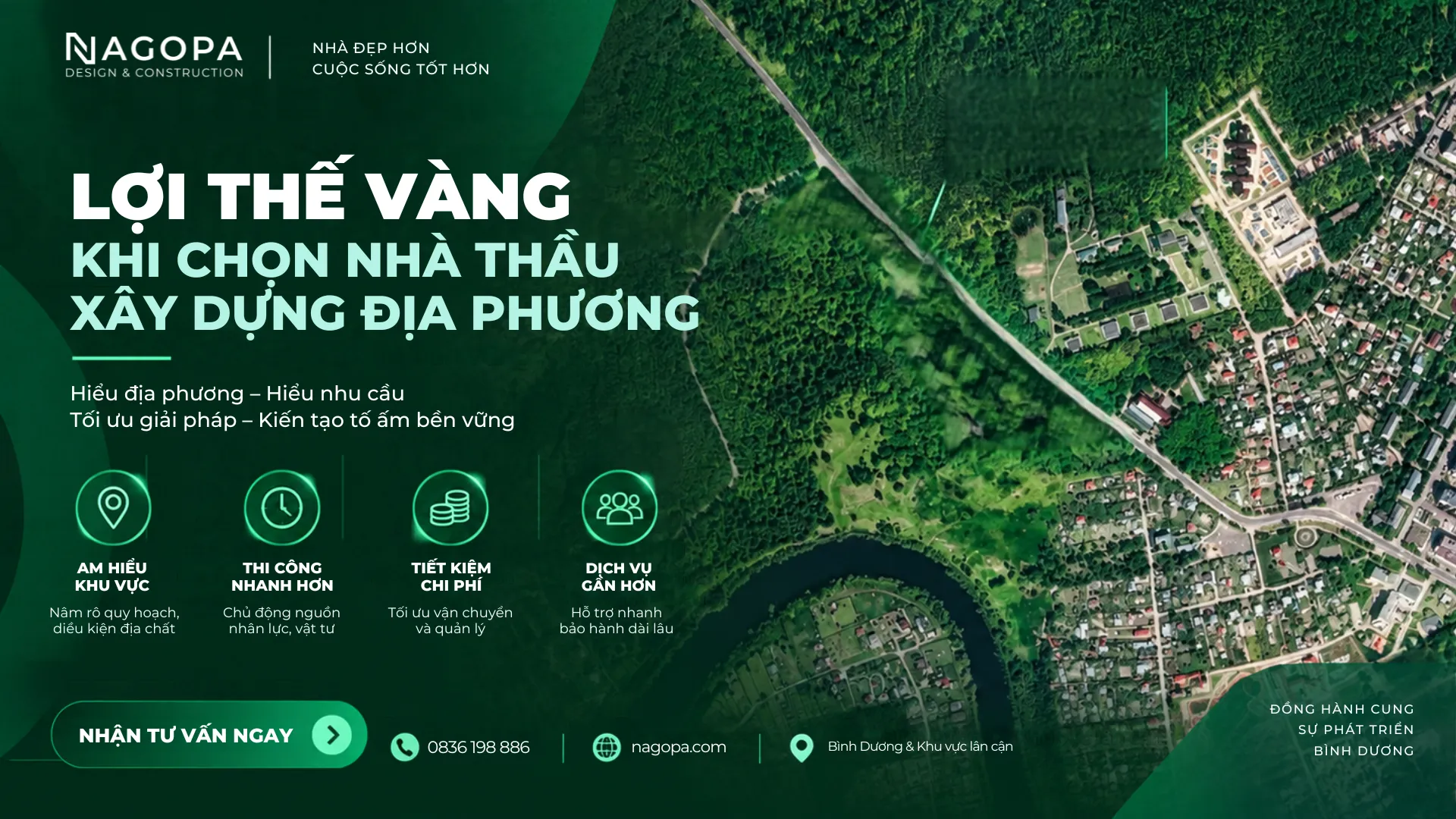 Những lợi thế khi chọn nhà thầu xây nhà ở địa phương