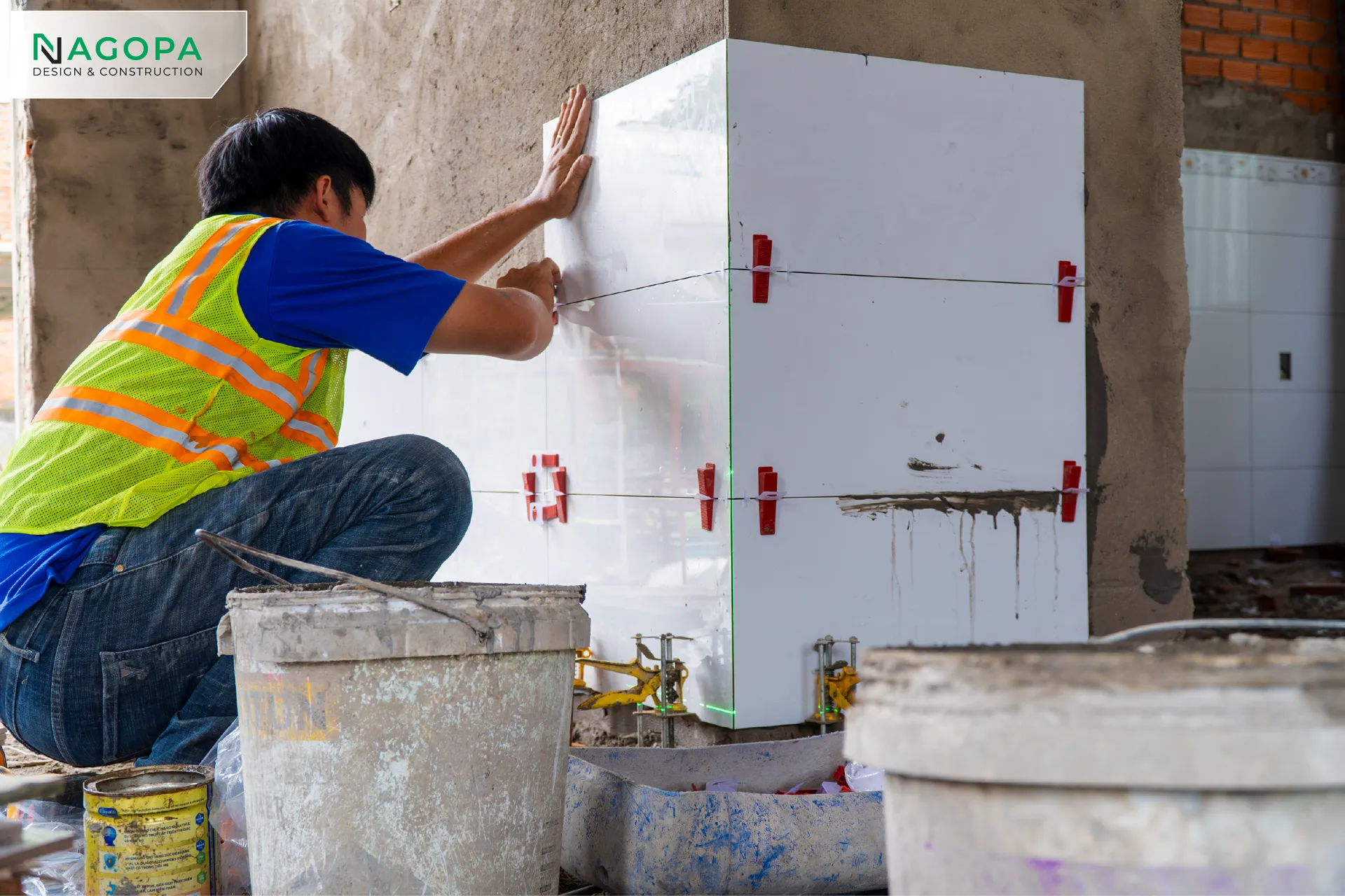 tiêu chuẩn thi công ốp lát gạch đẹp tại nagopa 3