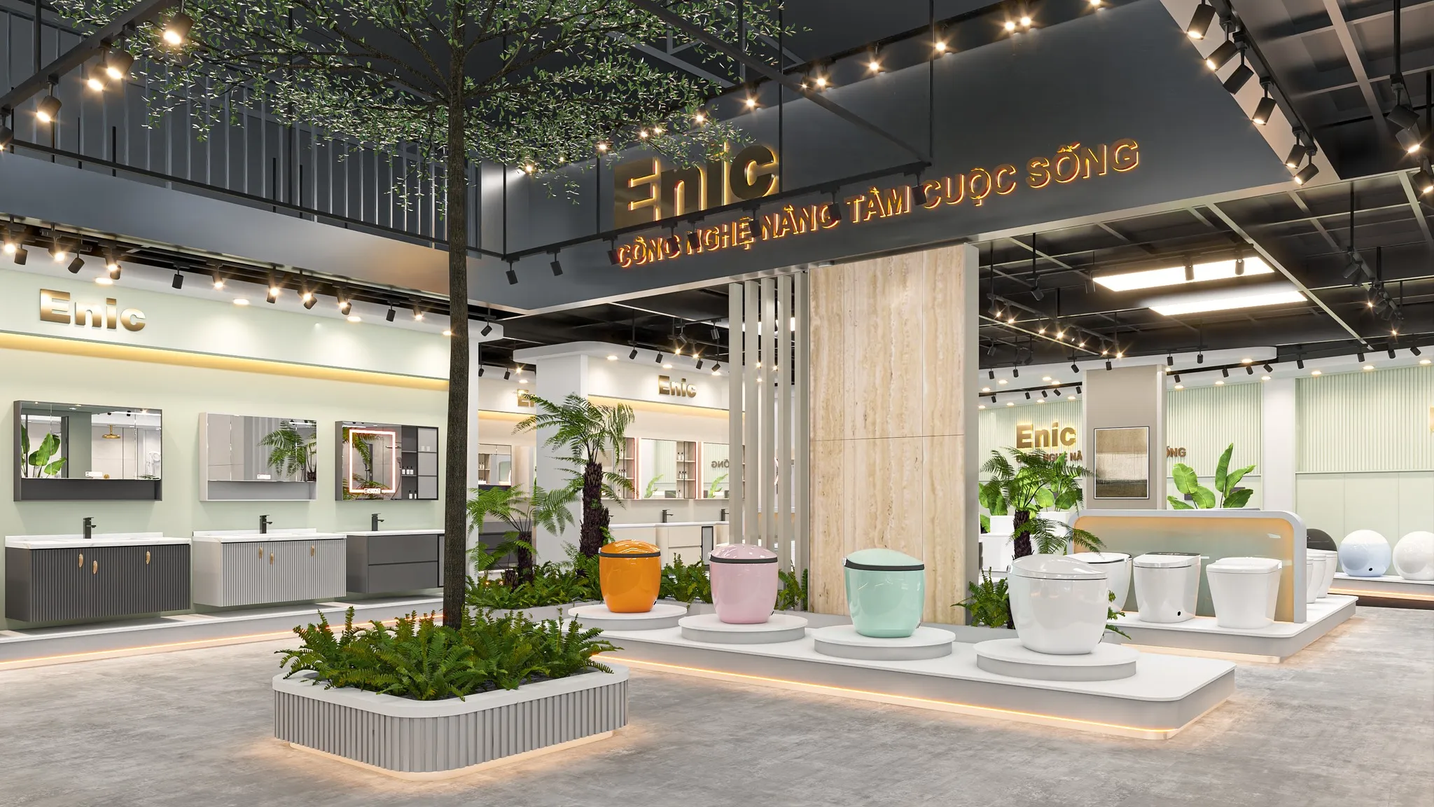 showroom thiết bị vệ sinh enic bình dương