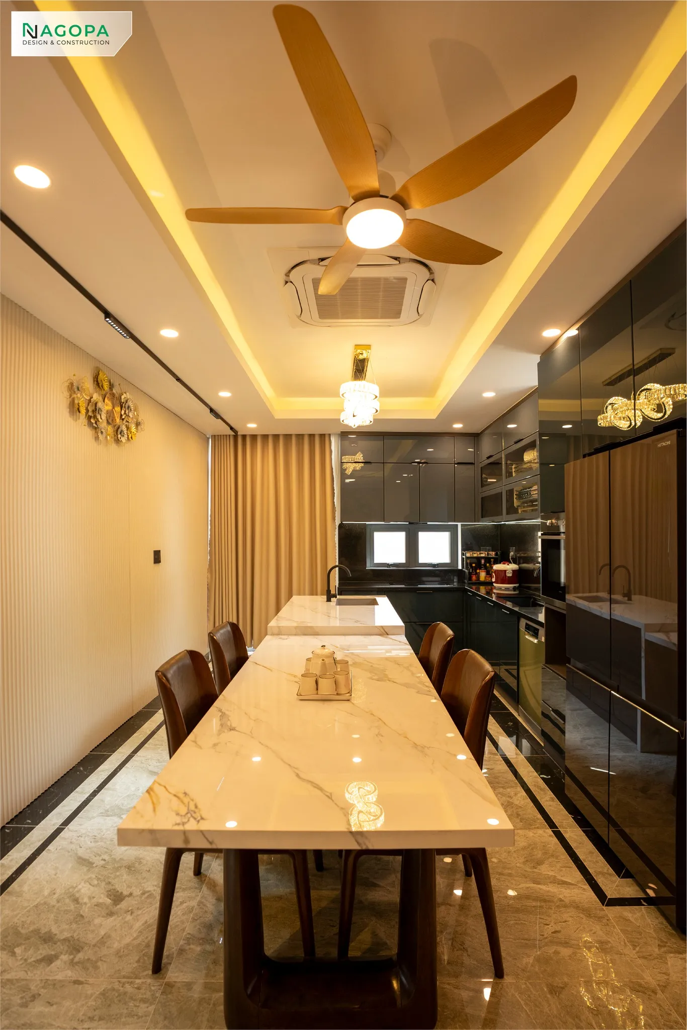 thực tế không gian phòng bếp ps home dầu tiếng 4