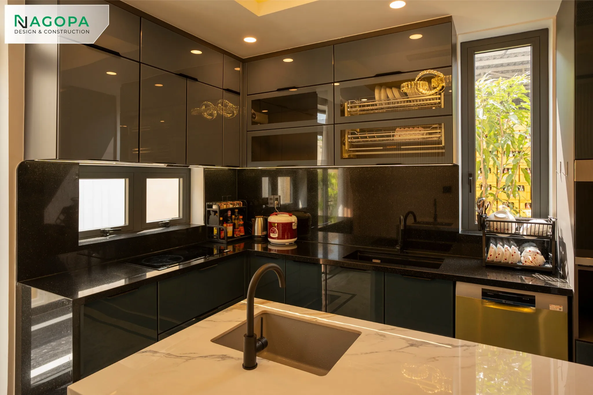 thực tế không gian phòng bếp ps home dầu tiếng