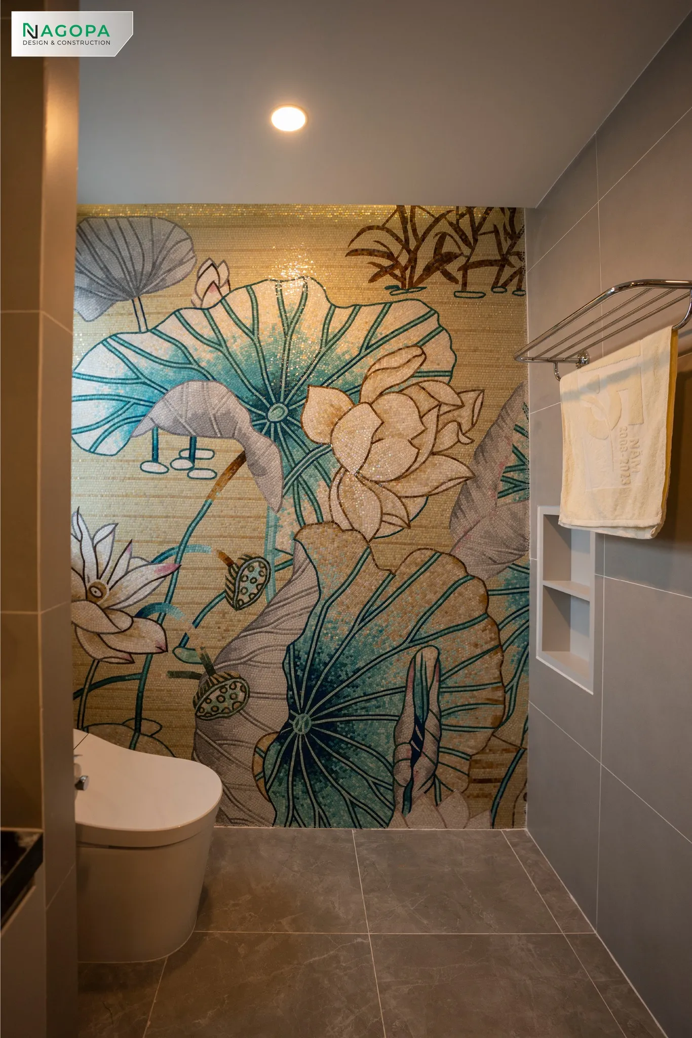 thực tế không gian phòng tắm master ps home dầu tiếng 5