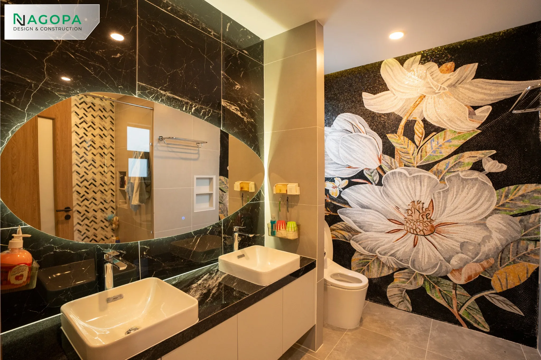 thực tế không gian phòng tắm master ps home dầu tiếng